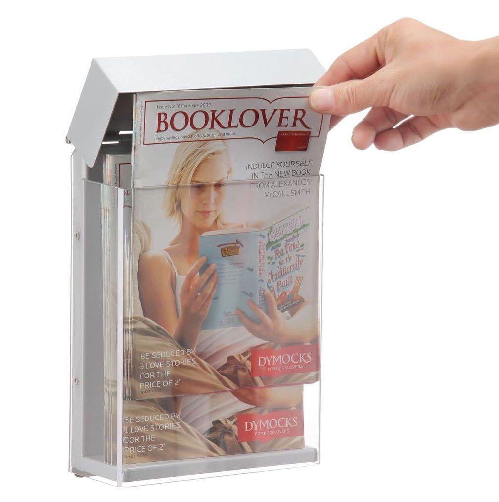 Flyerbox Indisplay® Prospektbox, »Shieldbox« Zeitungsständer A5 DIN