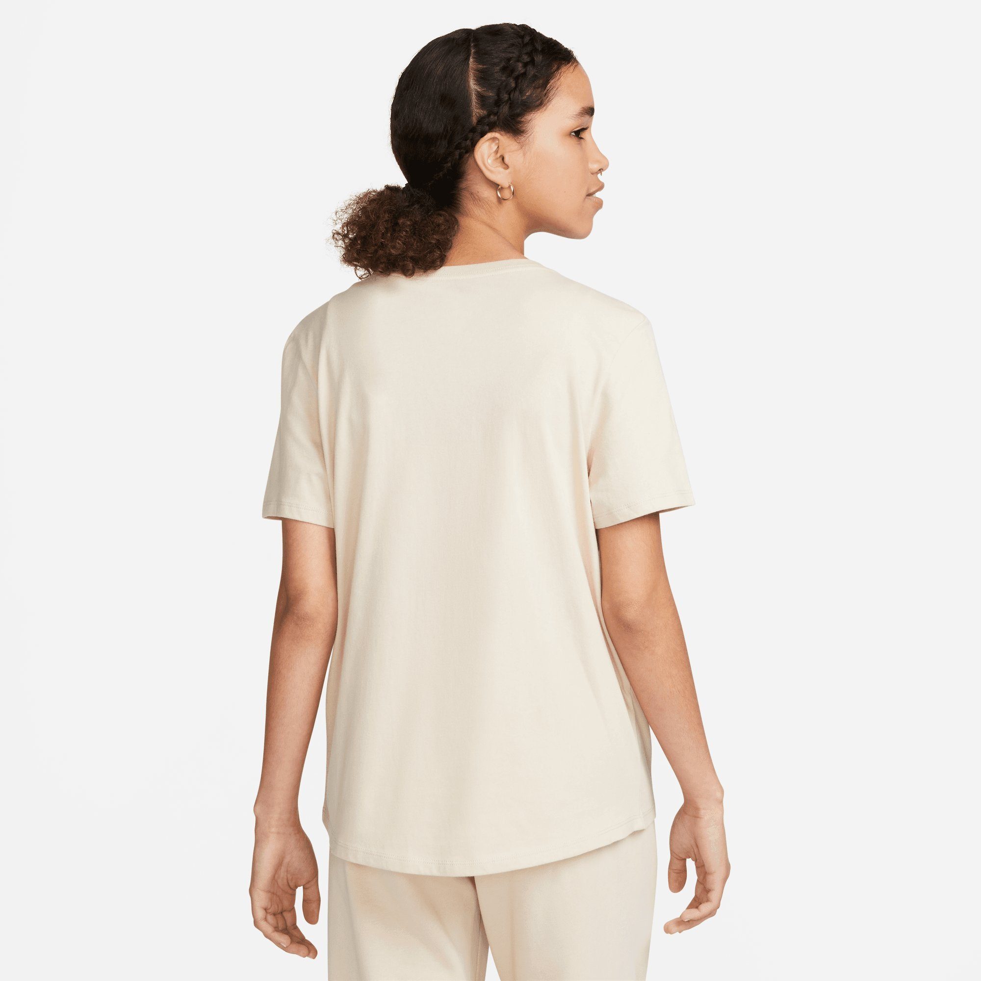 Nike SANDDRIFT/WHITE ESSENTIALS T-Shirt WOMEN'S Sportswear T-SHIRT LOGO