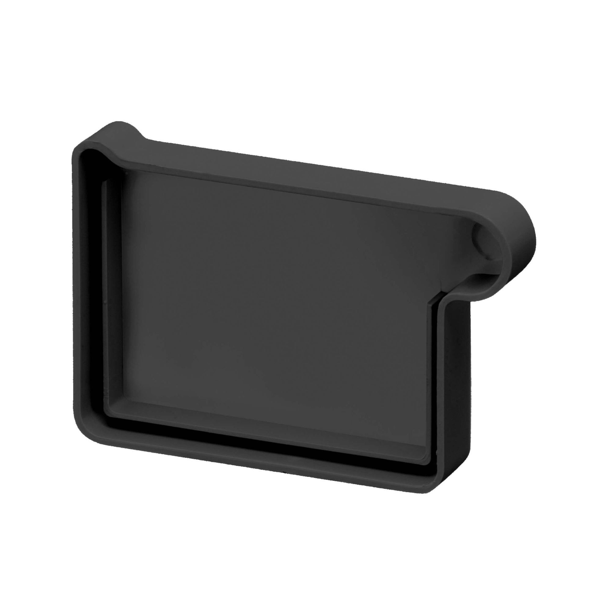 INEFA Dachrinne Steckboden, kastenförmig, NW 68. rechts, 1-St., Rinnenboden /Rinnendeckel für Kastenrinnen, Made in Germany