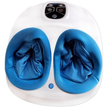 @tec Fußmassagegerät Fußmassagegerät Fuss-fit-Maxx mit 3D-Luftmassagetechnik, Fernbedienung, Fußreflexzonen, Wärmefunktion, geeignet bis Schuhgröße 44