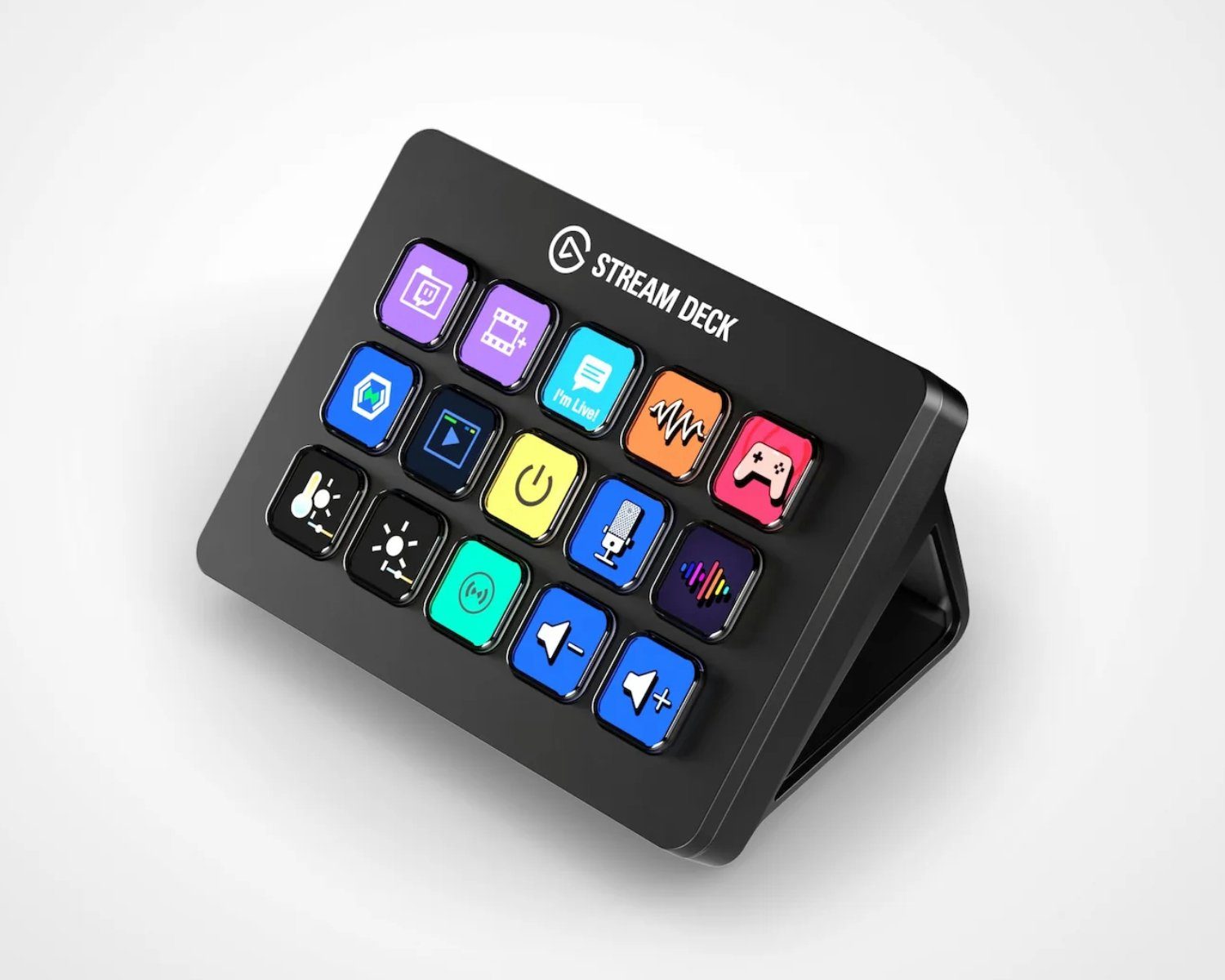 Elgato Streaming Boxen Stream Deck MK.2, 15 anpassbare LCD-Tasten