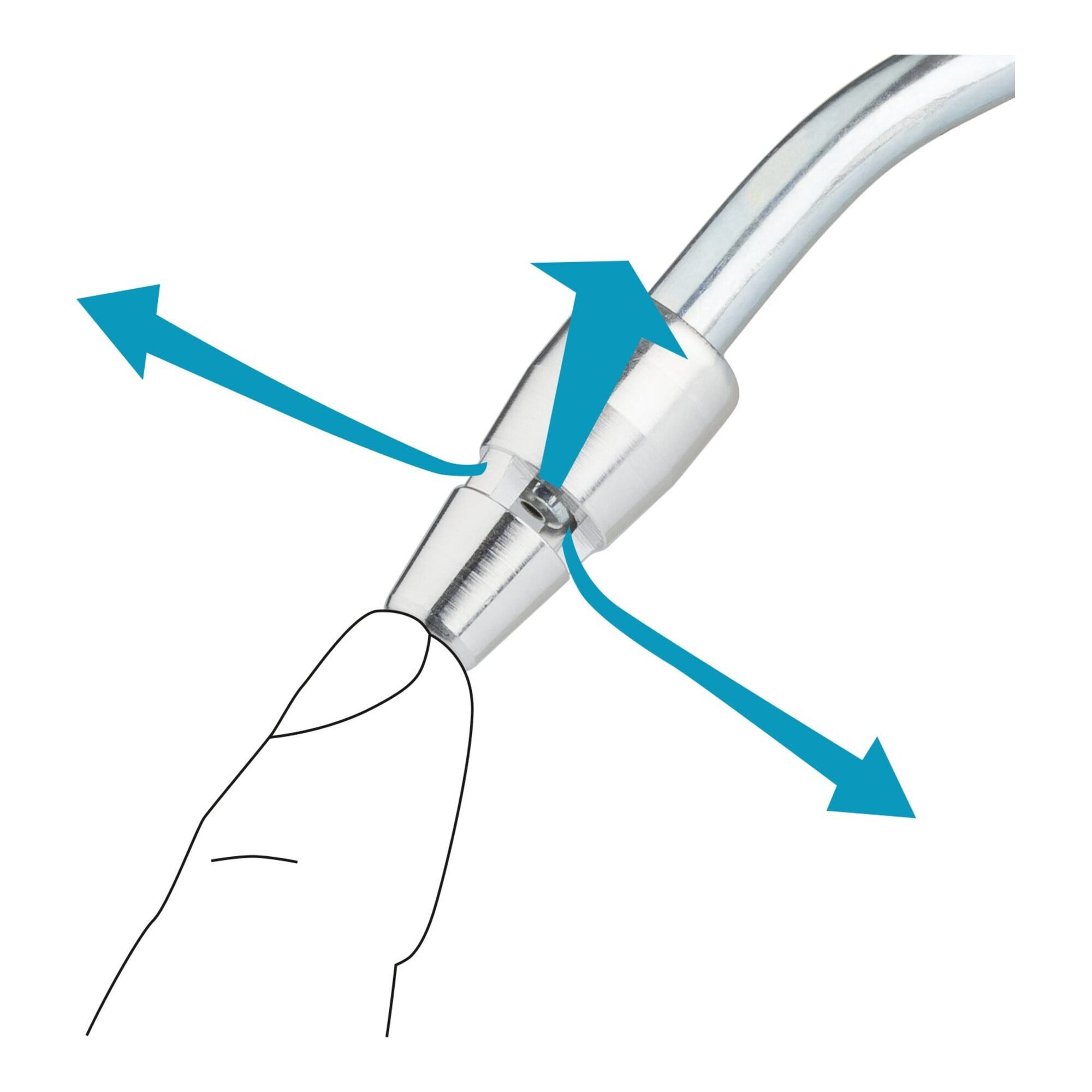 HAZET Ausblaspistole HAZET Ausblaspistole 100 mm, mit Venturidüse und gebogenem Rohr 9040P-
