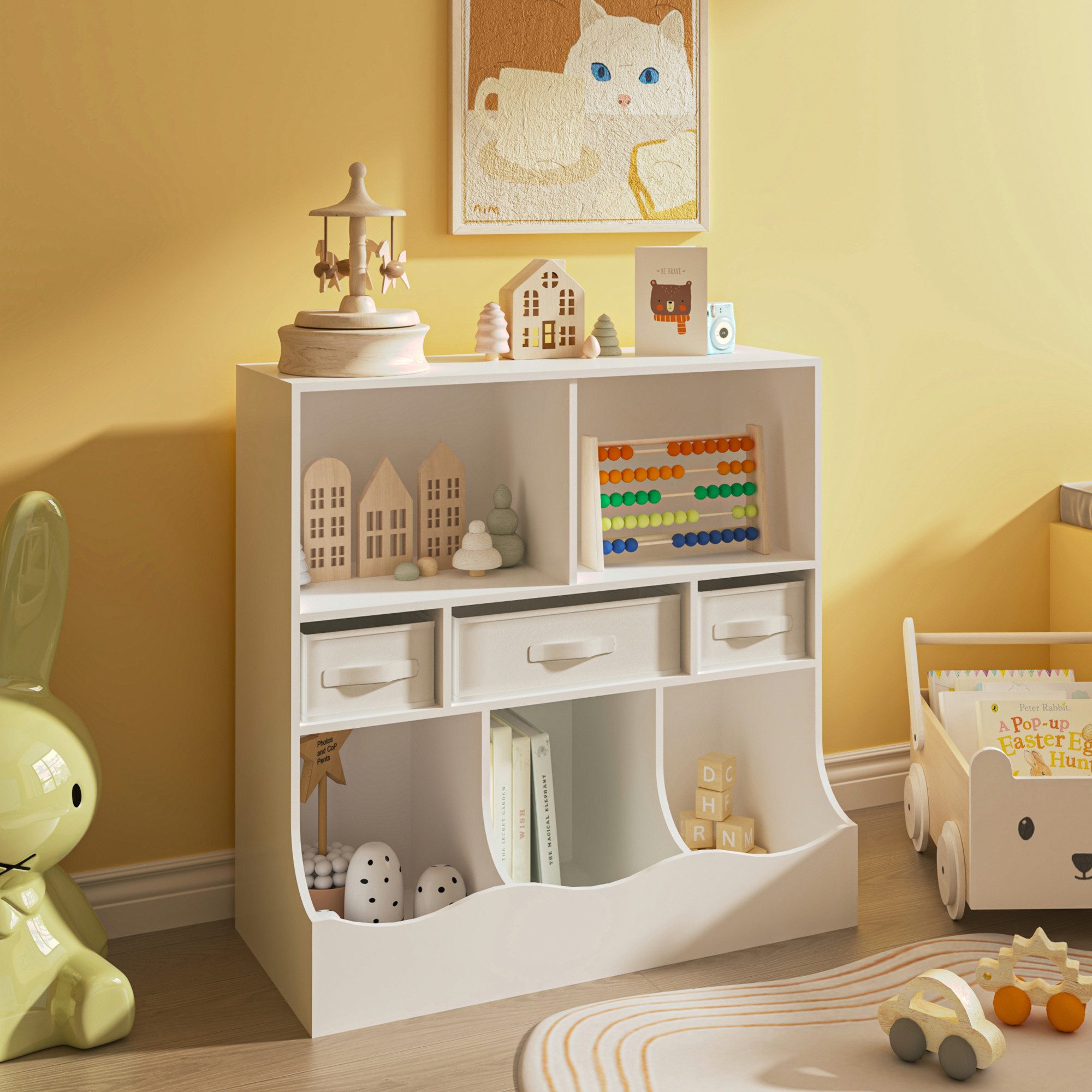 en.casa Kinderregal, »Vastesa« mit 5 Fächern günstig online kaufen