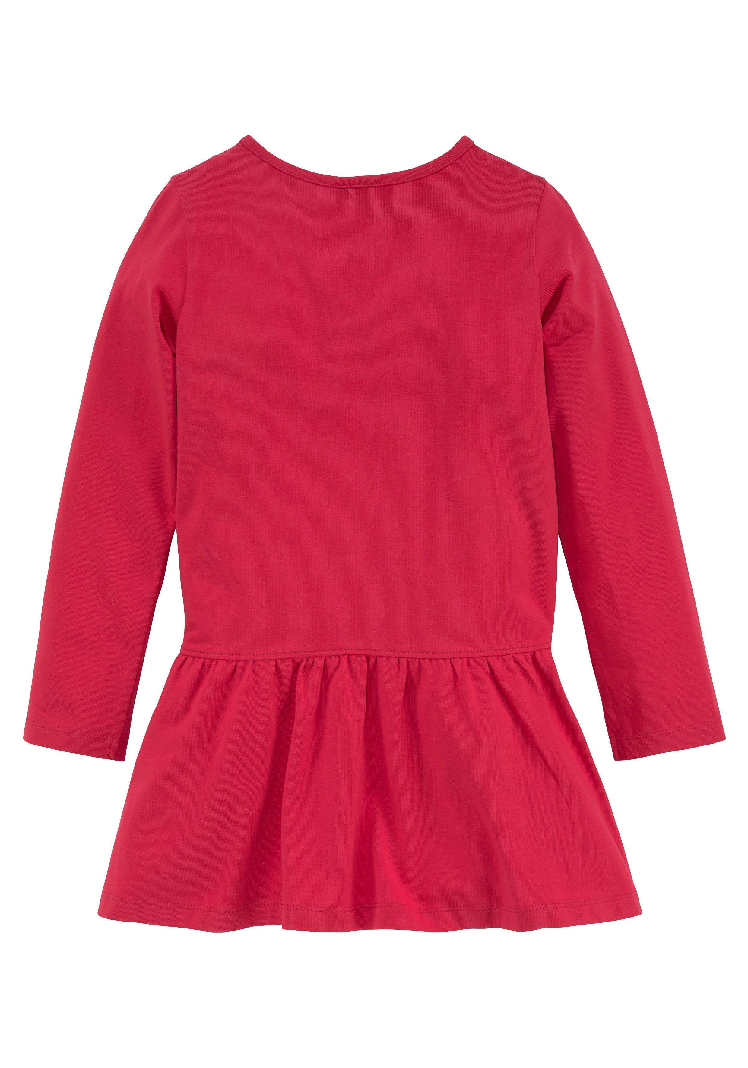 KIDSWORLD Jerseykleid Einhorn festliche Anlässe, kniefreie Länge, aus Baumwollmischung