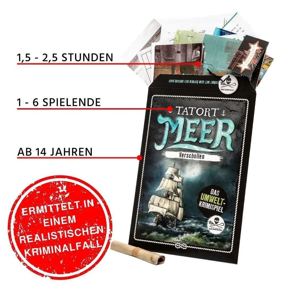Denkriesen Spiel DENKRIESEN - Tatort Meer - Verschollen