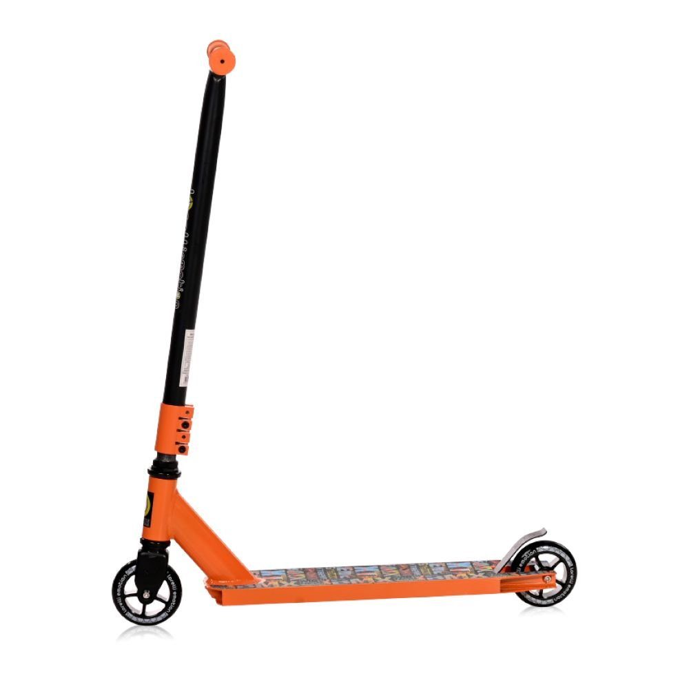 Anti-Rutsch-Griffe Kinderroller orange drehbar Cityroller Hinterradbremse Lorelli PU-Räder Boxer,