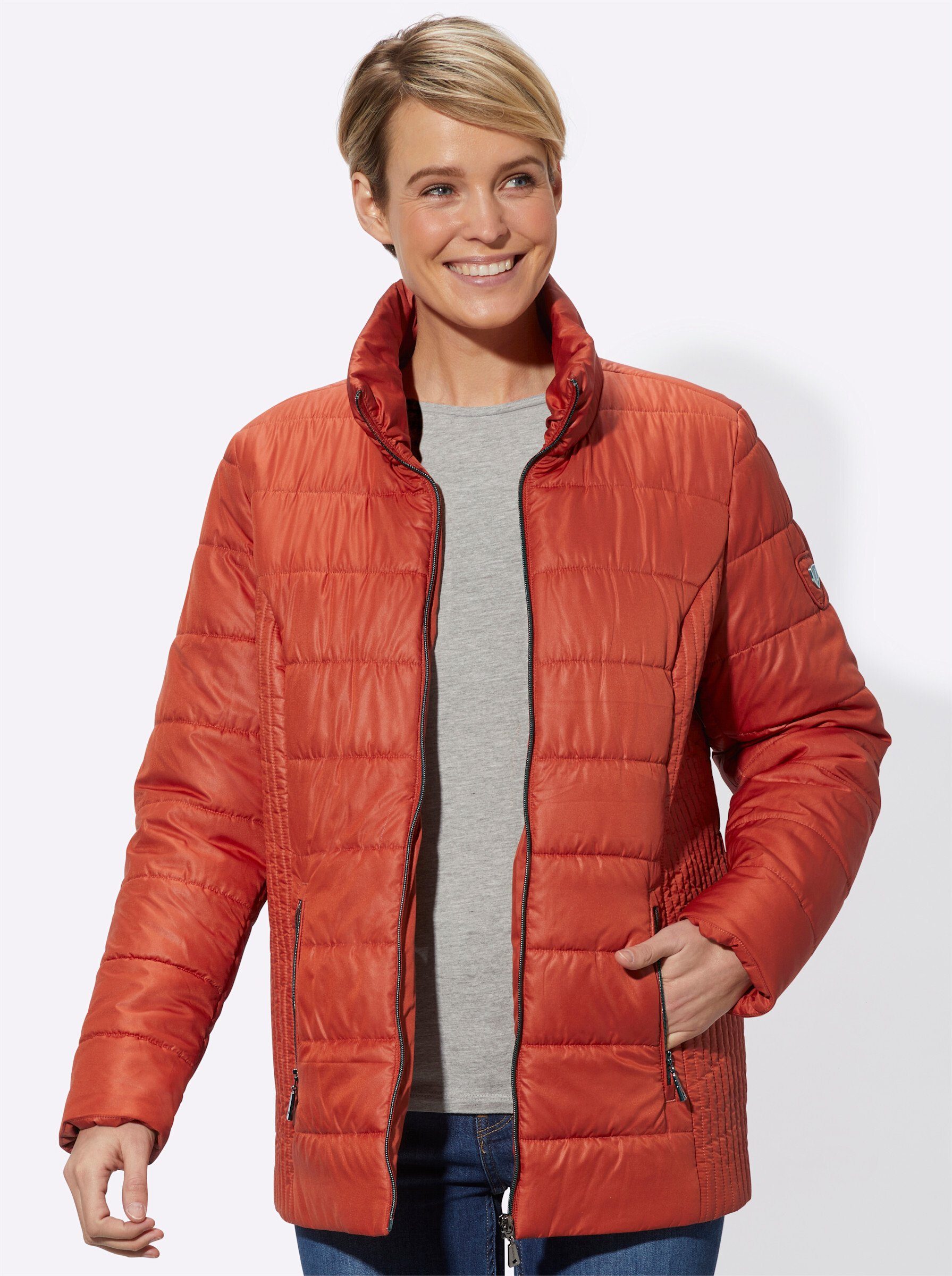 Casual Looks Steppjacke ohne Kapuze günstig online kaufen