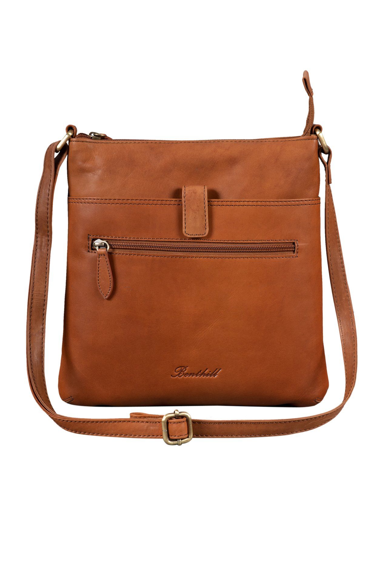 Benthill Umhängetasche Damen Echt Leder Shopper günstig online kaufen