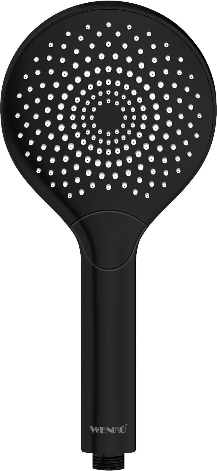 WENKO Handbrause Watersaving, wassersparender Duschkopf, 3 Strahlarten, Ø 12 cm
