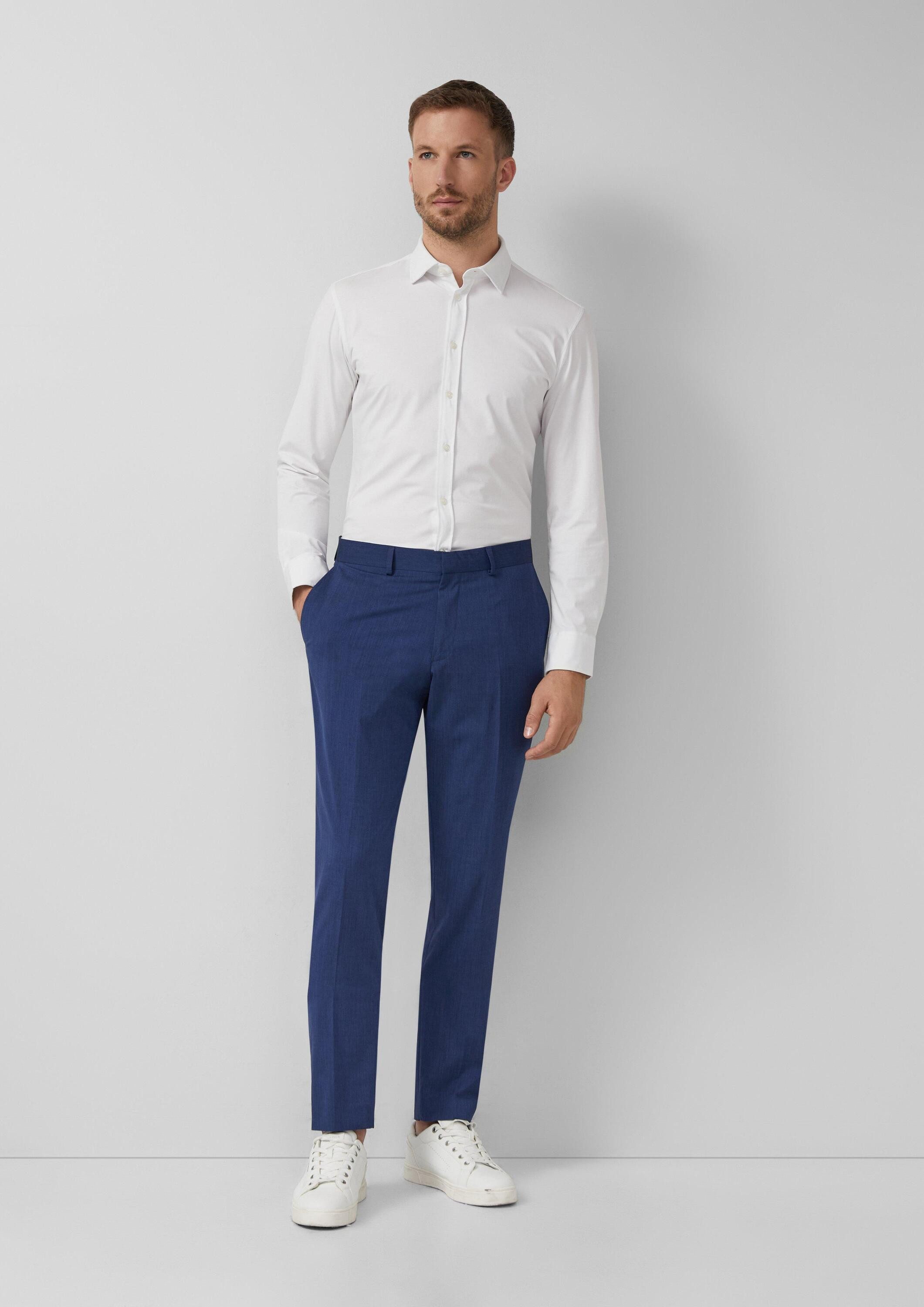 s.Oliver Chinos Hose S.OPURE s.O PURE: Anzughose mit feiner Webstruktur