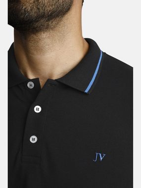Jan Vanderstorm Langarm-Poloshirt ELLIS hochwertige Pikee-Qualität