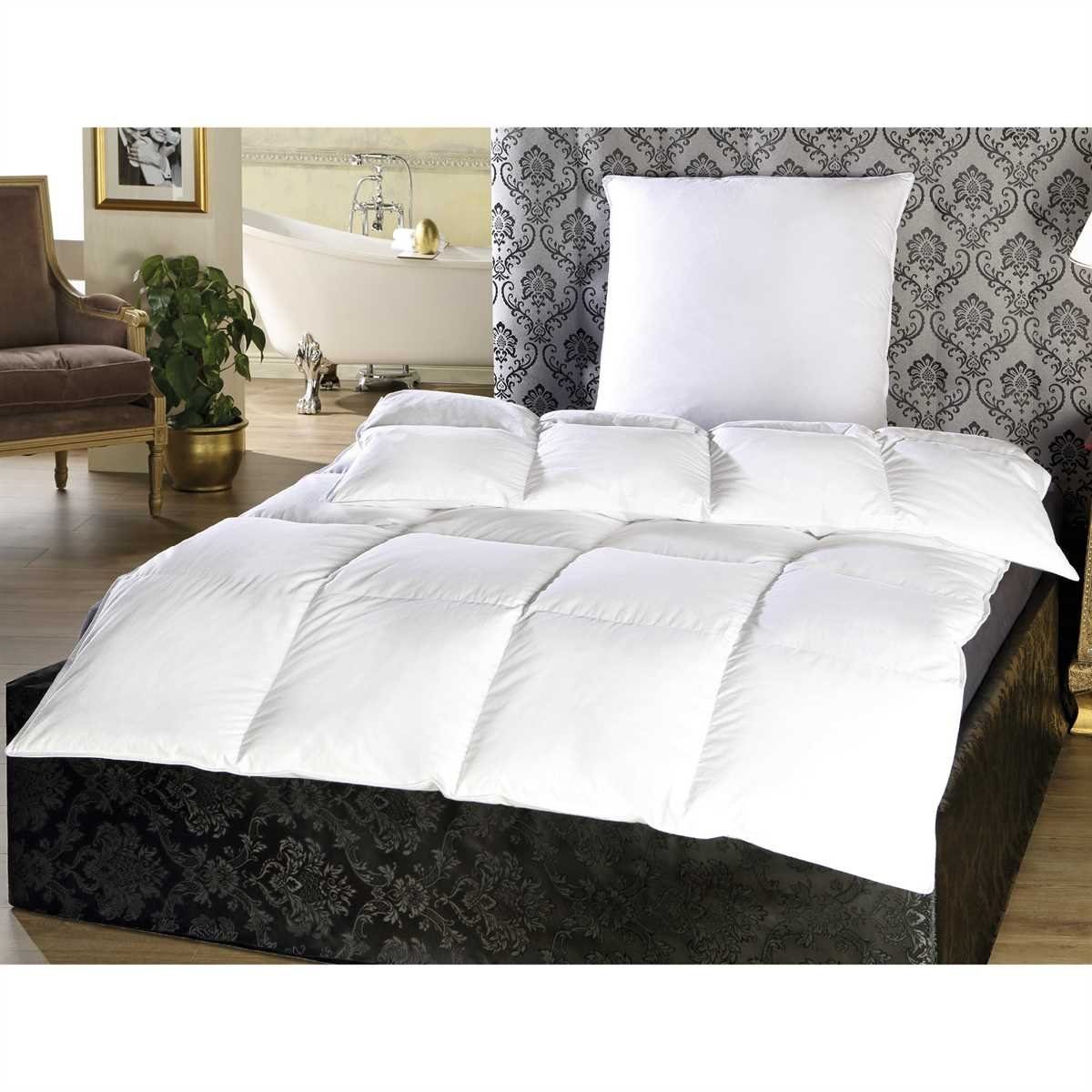 Bestgoodies Bettdecke + Kopfkissen, Füllung: 10% Daunen / 90% Federn, Bezug günstig online kaufen