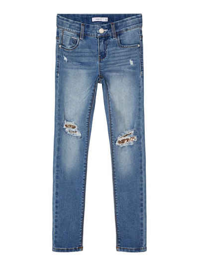 Name It Skinny-fit-Jeans Name It Mädchen Stretch Джинси aus Bio-Baumwolle