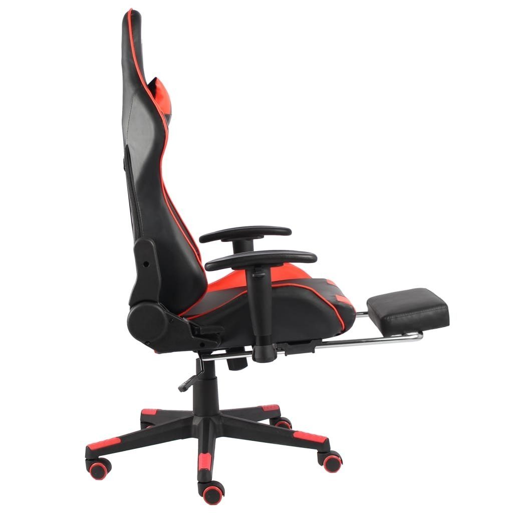 Gaming-Stuhl möbelando Schwarz und 69x68x133 3005458 (LxBxH: Rot cm), in