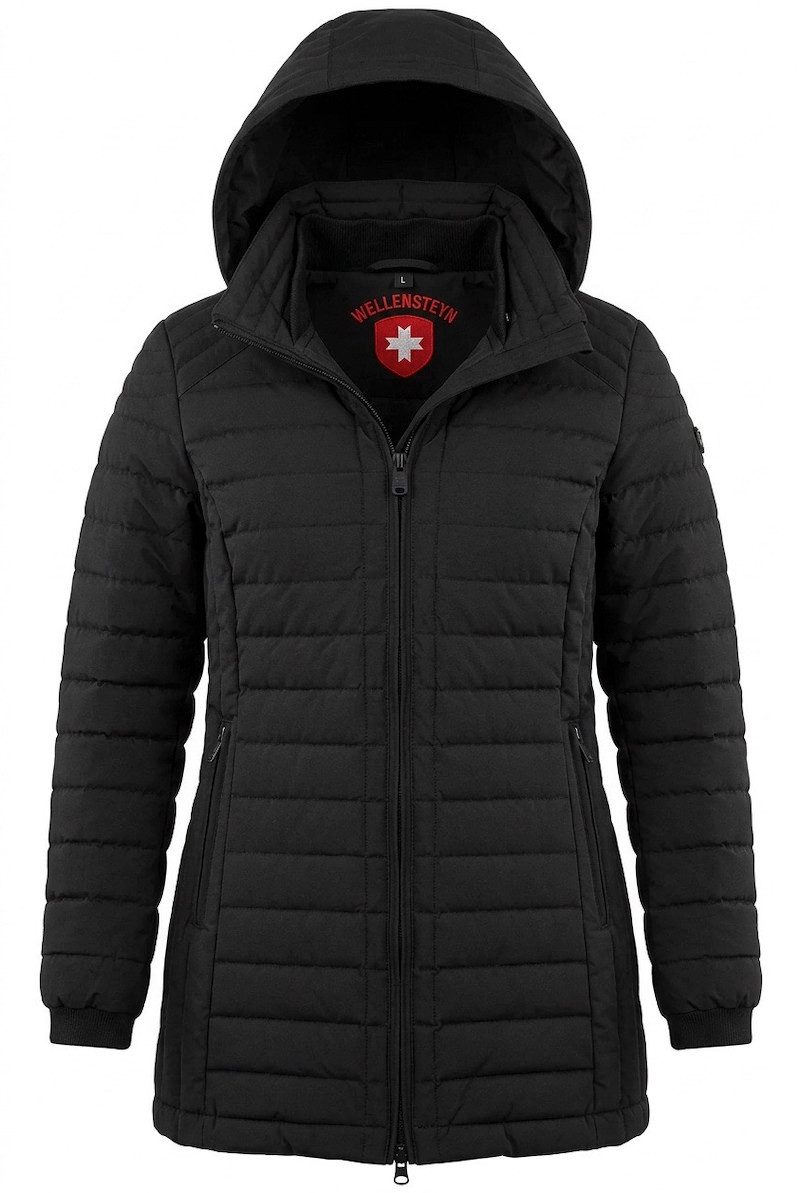 Wellensteyn Outdoorjacke WELLENSTEYN Helium Medium with Hood Black