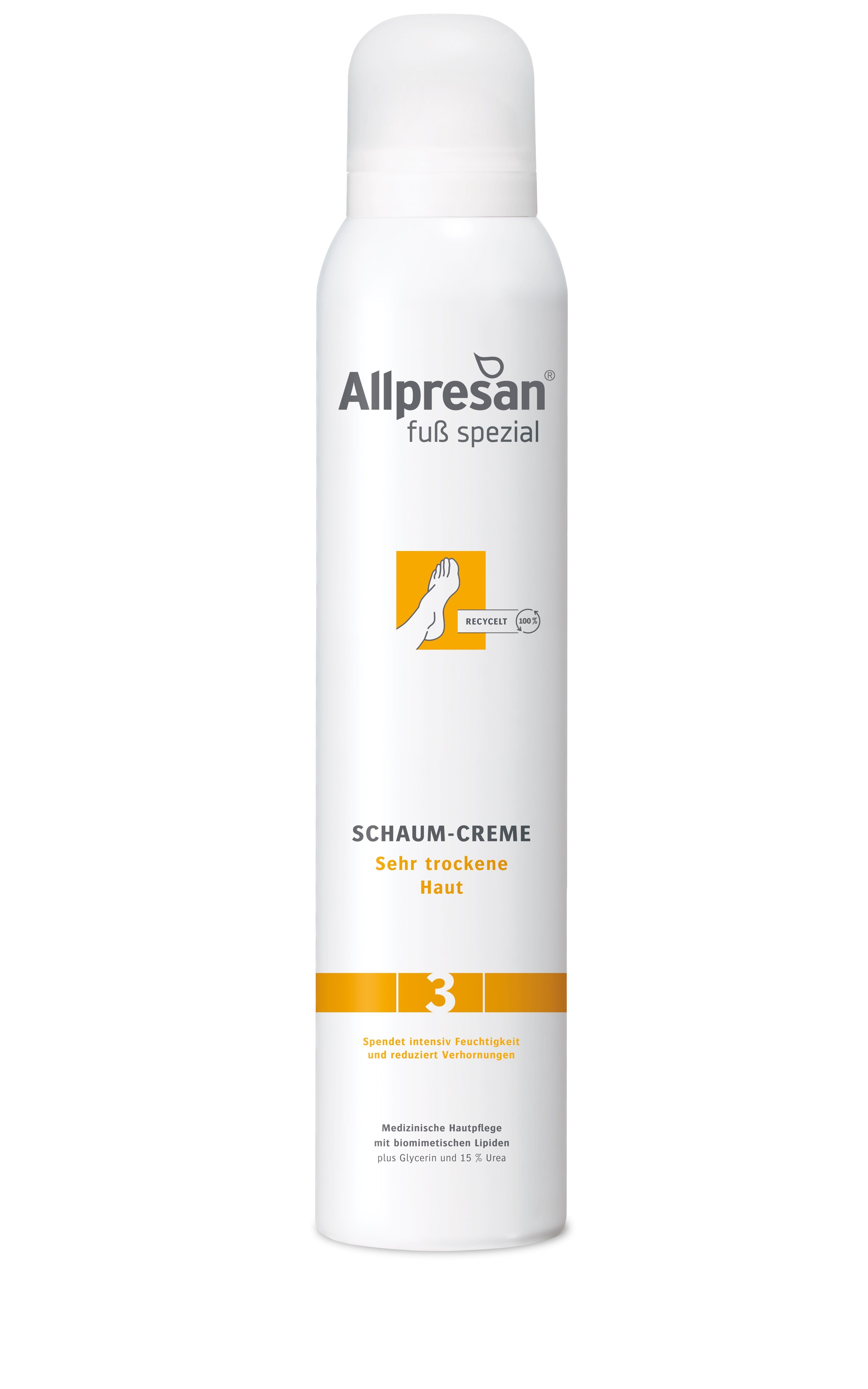 Fußschaum Allpresan Sehr trockene Haut 200 ml Nr.3 2er Pack