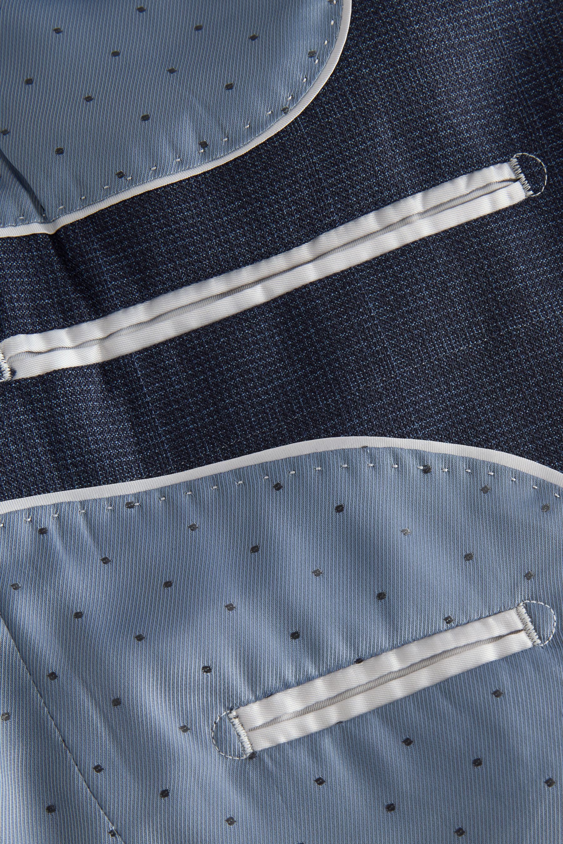 Next Sakko Slim Fit Signature Anzugsakko mit Karomuster (1-tlg)