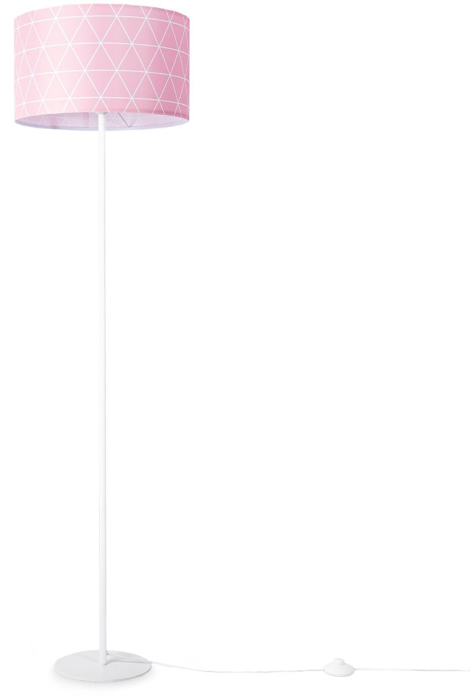 Paco Home Deko Skandi Schlafzimmer Pink Wohnzimmer Grau E27 ohne Stella Standleuchte 401, Stehlampe Leuchtmittel, Blau