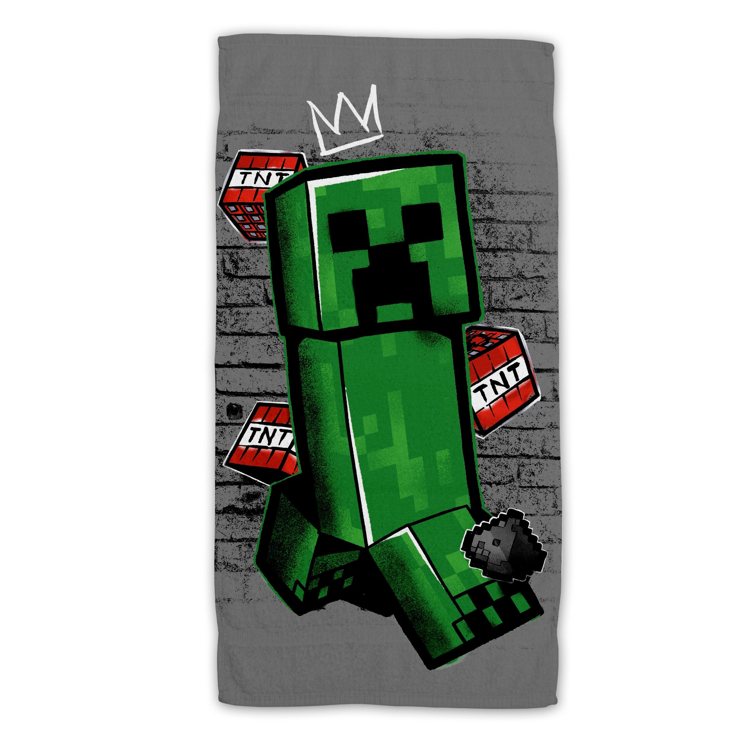 Minecraft Strandtuch Baumwolle Frottee Badetuch mit günstig online kaufen