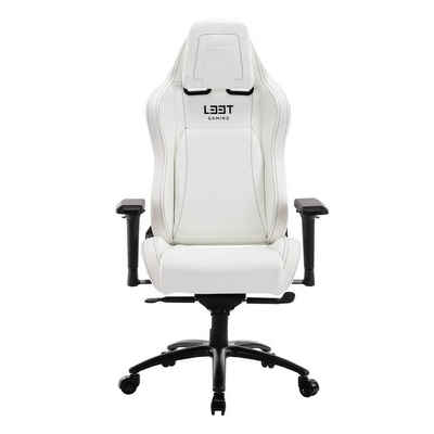 L33T Gaming-Stuhl E-Sport Pro Comfort Gaming Bürostuhl Racing Stuhl (kein Set), neigbar, höhenverstellbar, belastbar bis 145kg