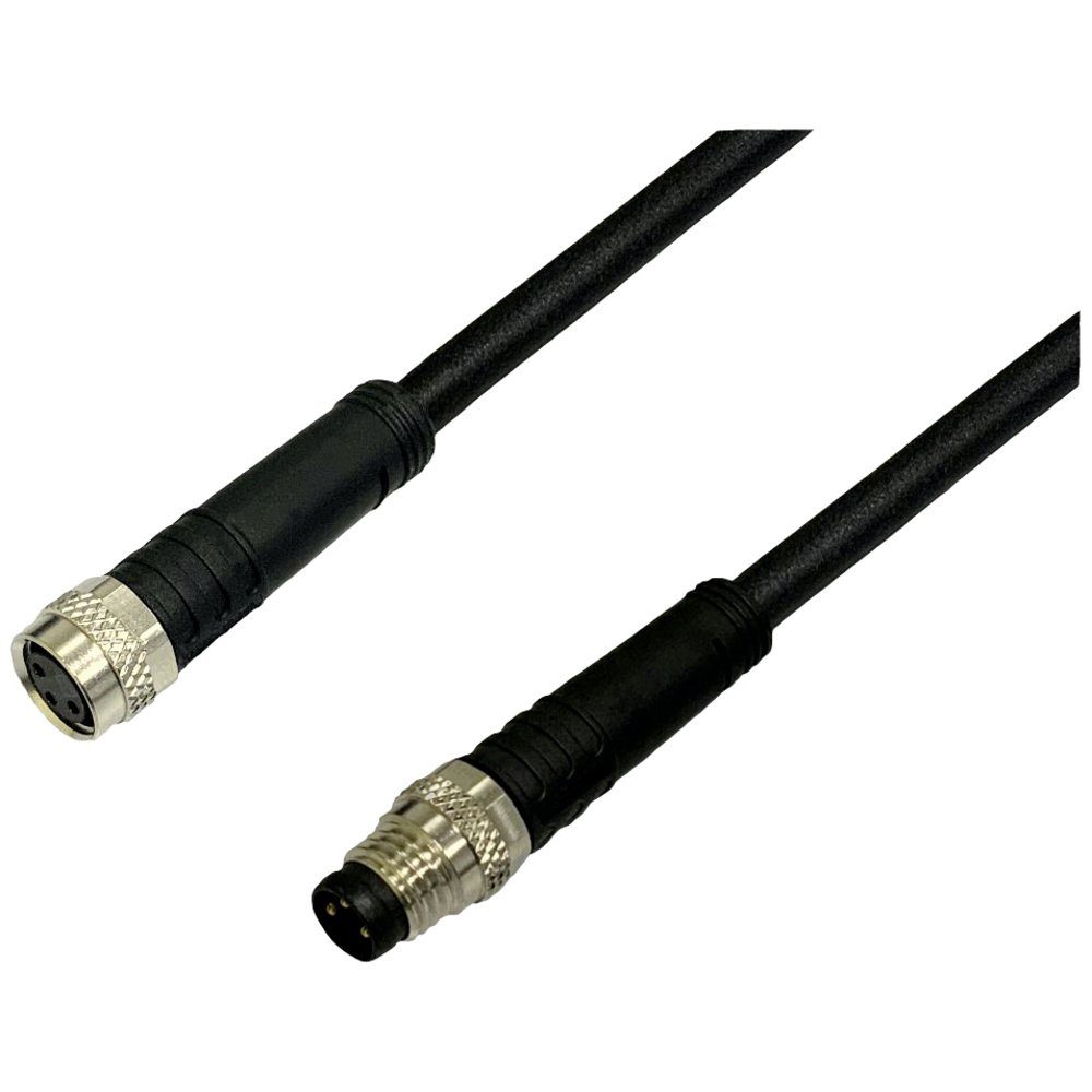 BKL Electronic Steckdose BKL Electronic 2700036 Sensor-Aktor-Verlängerungsleitung M8 Stecker ge, 2700036