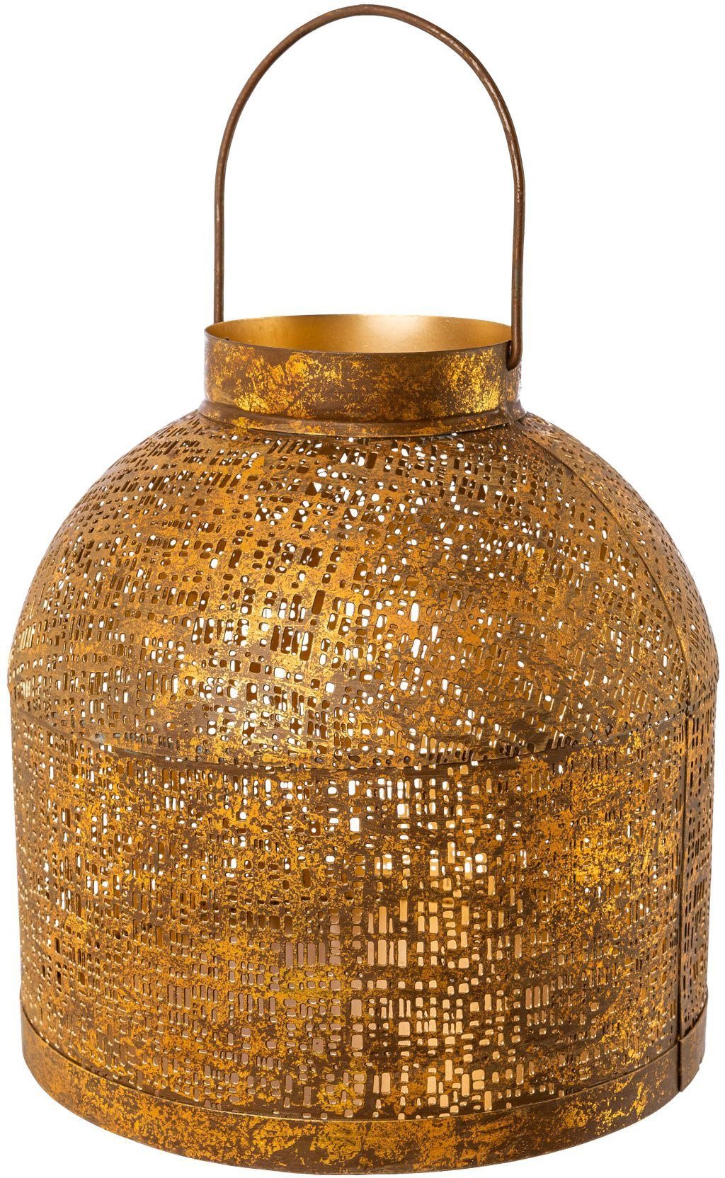 Creativ deco Windlicht Weihnachtsdeko (1 St), mit mattem Finish