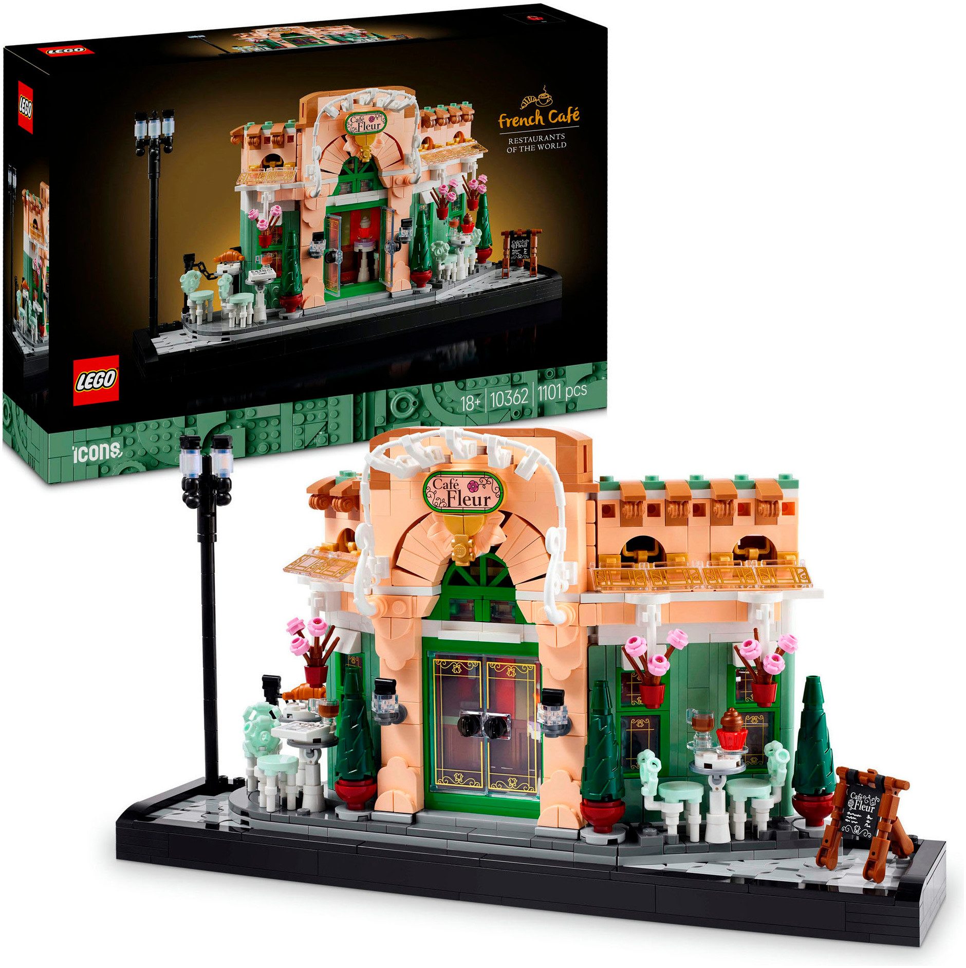 LEGO® Französisches Café (10362), LEGO® Icons Konstruktionsspielsteine, (11 günstig online kaufen