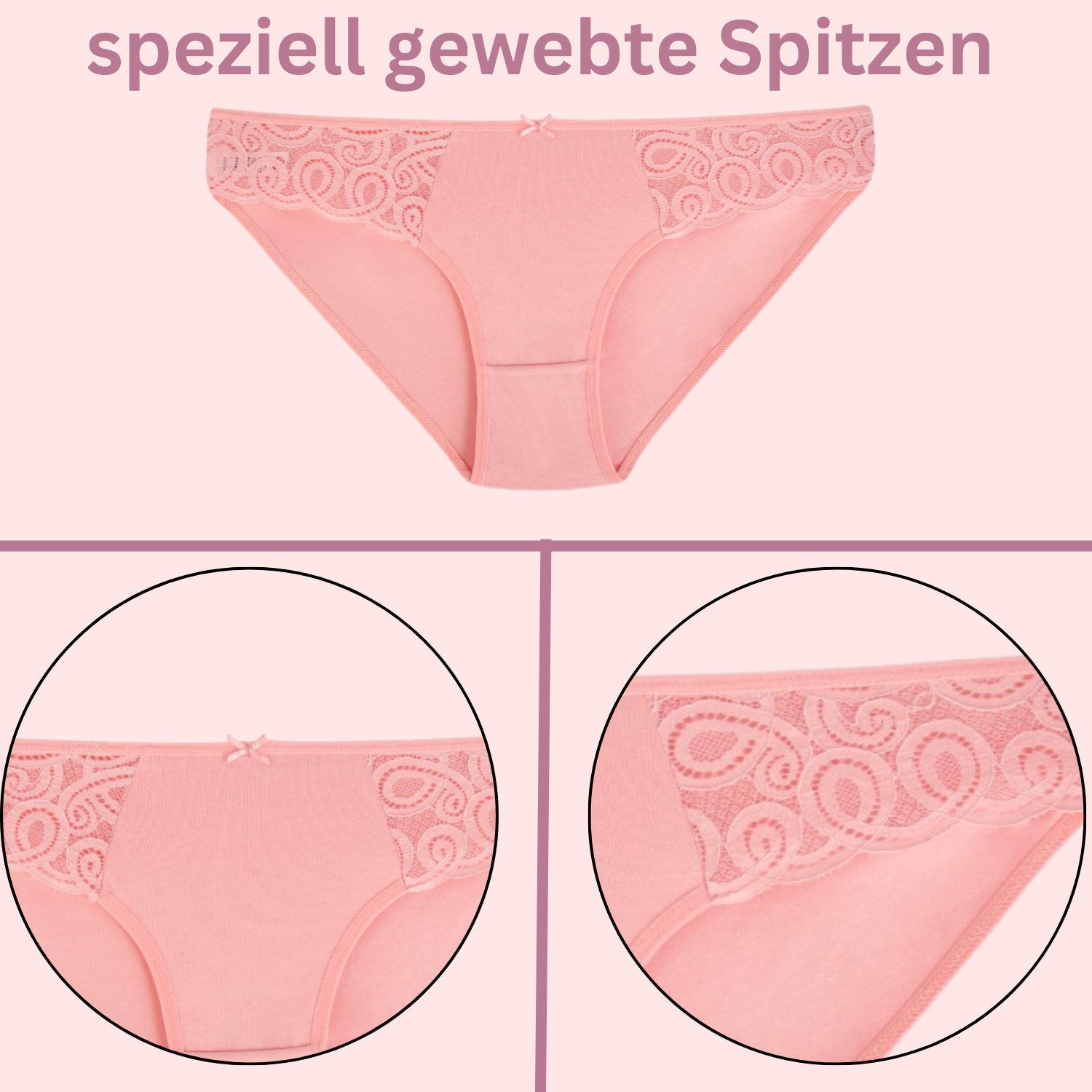 Dominant Bikinislip Damenunterwäsche (Packung, 7-St) aus elastischer Baumwo günstig online kaufen