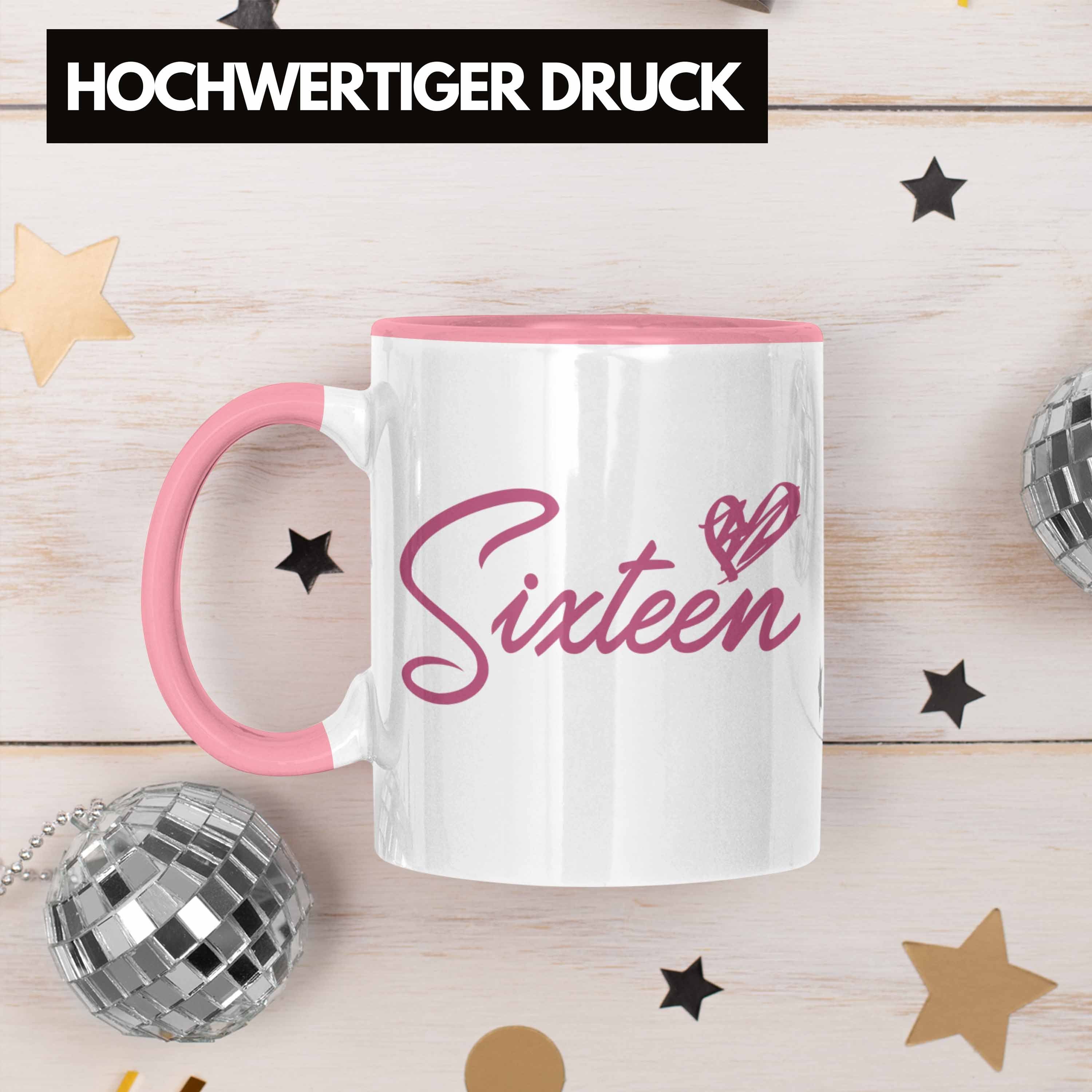 Trendation Tasse Trendation - 16. Geburtstag Tasse Geschenk Mädchen Geschenkidee Lustig Spruch 16 Geschenke Geschenkideen zum 16 Bday 16er Witzig – Bild 3 von 5