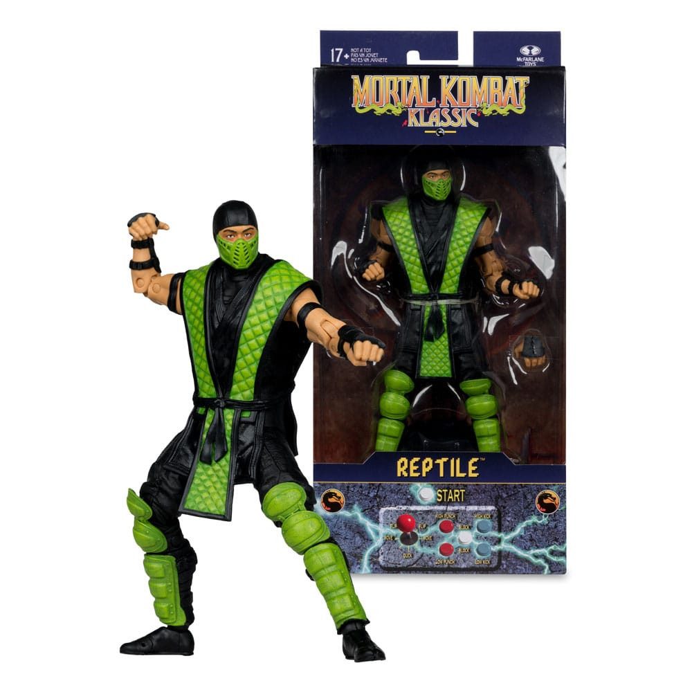McFarlane Toys Actionfigur Mortal Kombat Klassic Reptile 18 cm Actionfigur