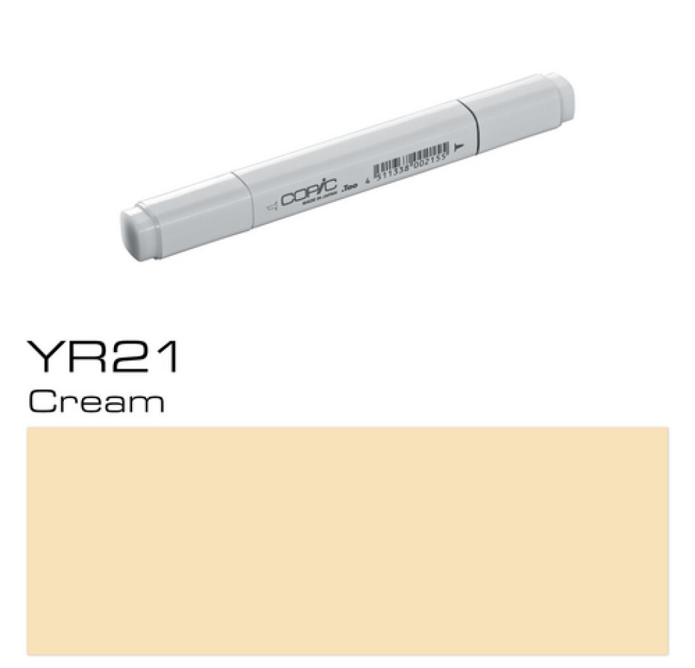 Thumbnail - COPIC Marker Marker YR21, Cream - Layoutmarker für Grafiker und Designer, (1-tlg)
