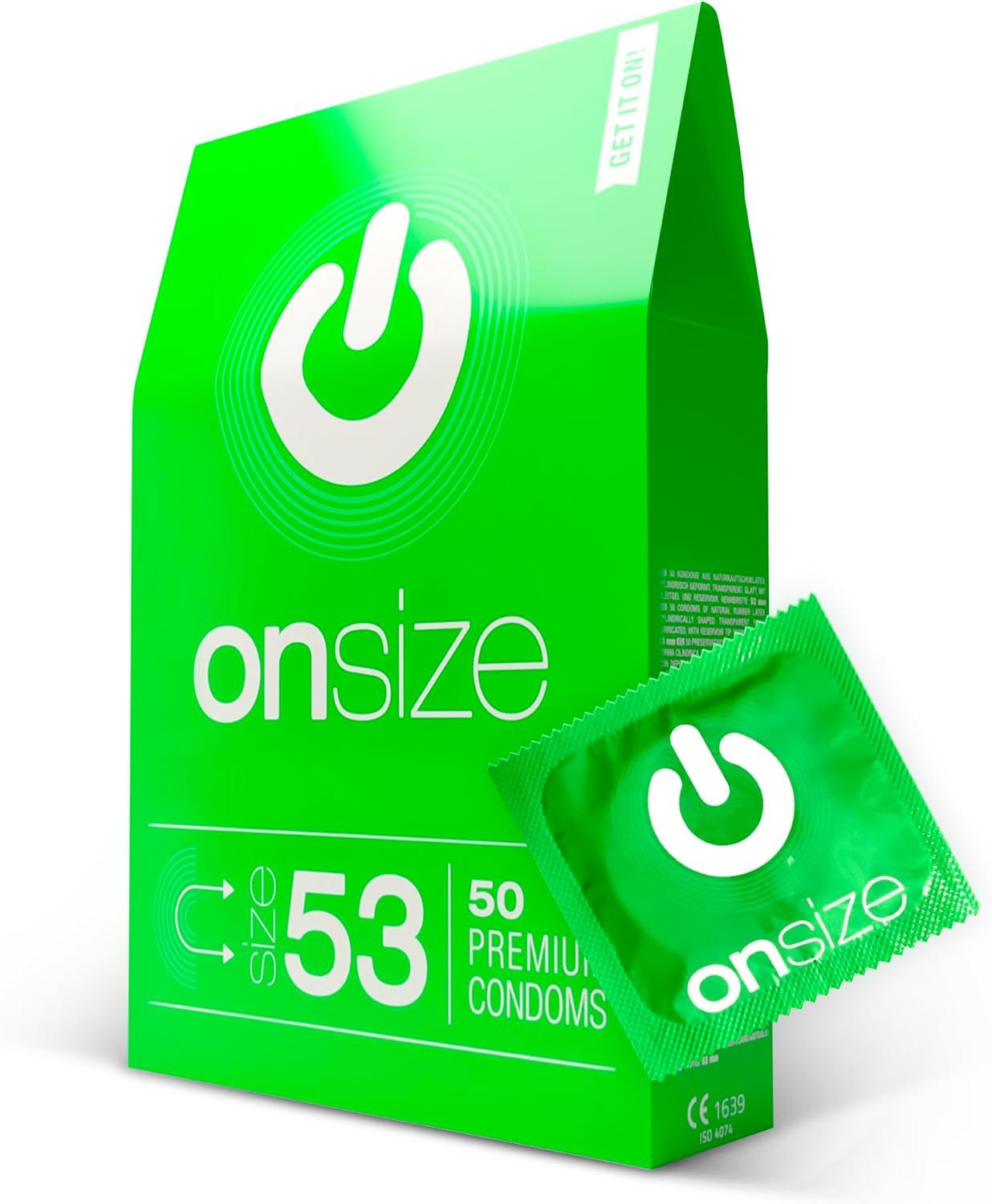 ON Condoms Kondome ONsize verschiedene Größen, perfekte Passform, Moderne Marke