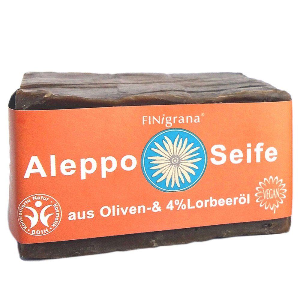 Finigrana Feste Duschseife Alepposeife Lorbeeröl, 180 g