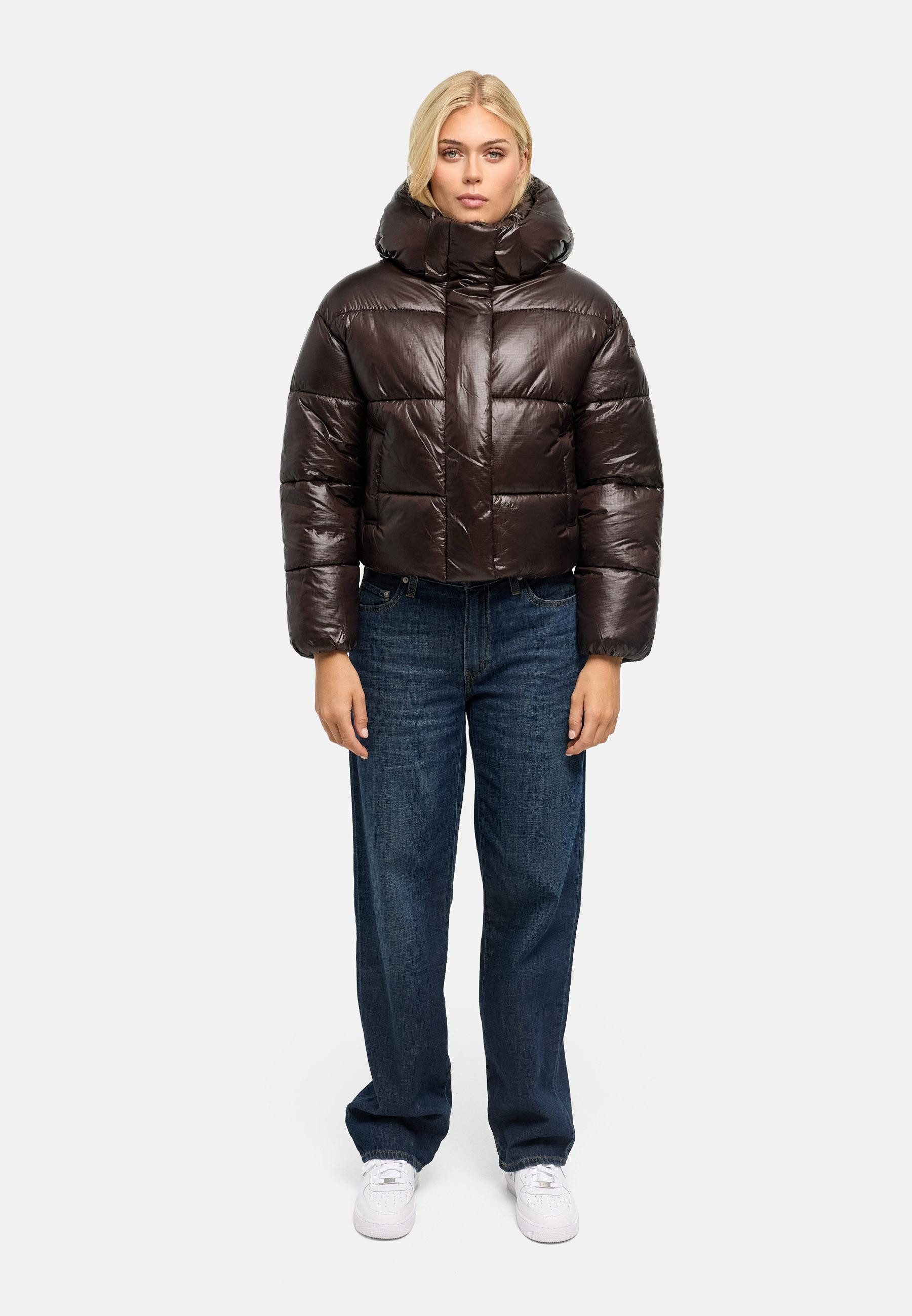 Navahoo Outdoorjacke Polar-Unit 14 Damen Steppjacke mit abnehmbarer Kapuze – Bild 3 von 5