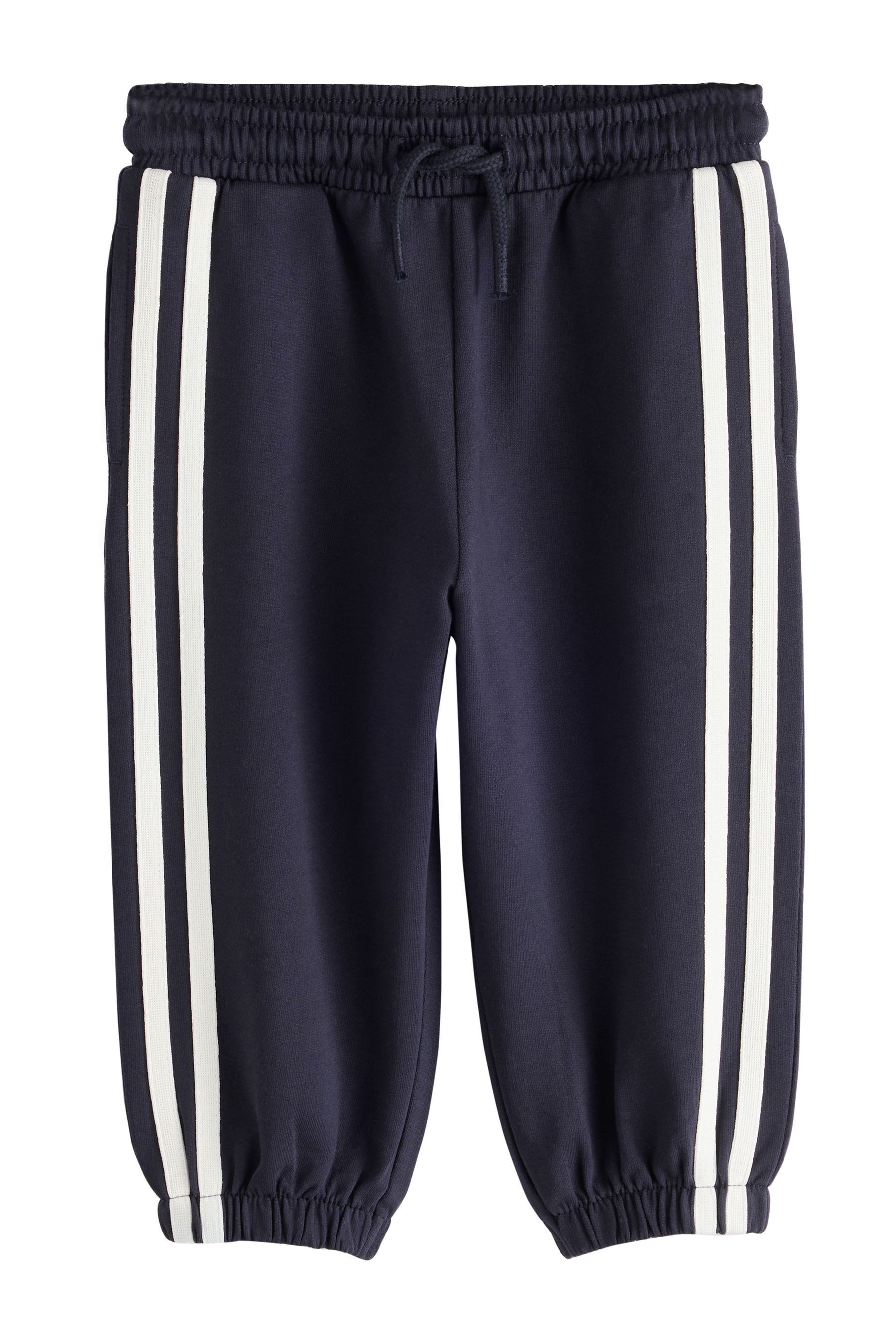 Next Jogginghose 2 x Jogginghose mit Seitenstreifen und Bündchen (2-tlg)