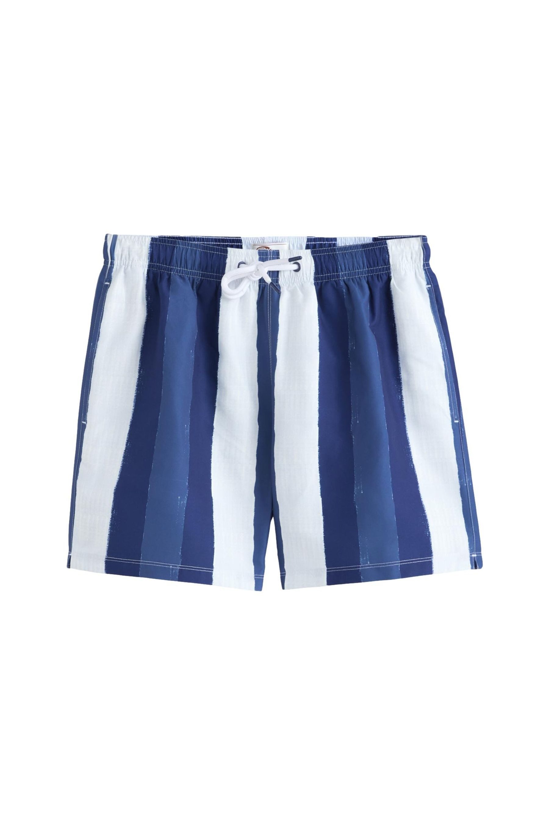 Next Badeshorts Essential Badeshorts mit Wasserfarben-Streifen (1-St)