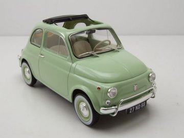 Norev Modellauto Fiat 500 L 1968 hellgrün mit Geburtsverpackung Modellauto 1:18 Norev, Maßstab 1:18