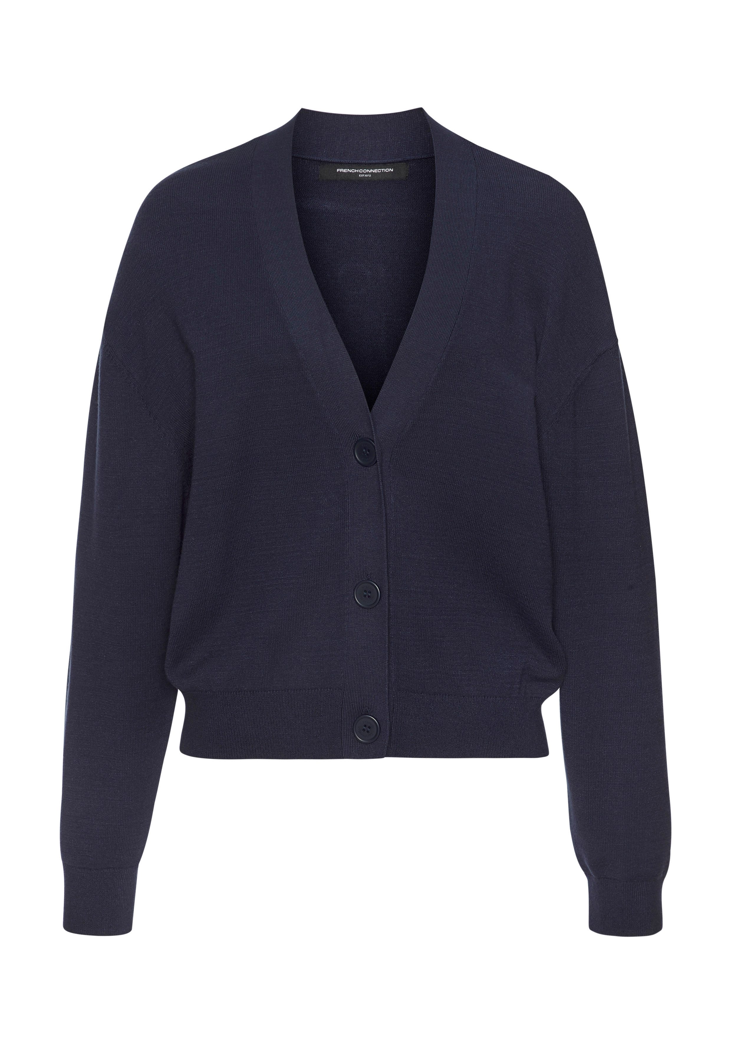 French Connection Strickjacke Loungejacke mit Knopfleiste und überschnittenen Schultern, Loungewear. € 59,99