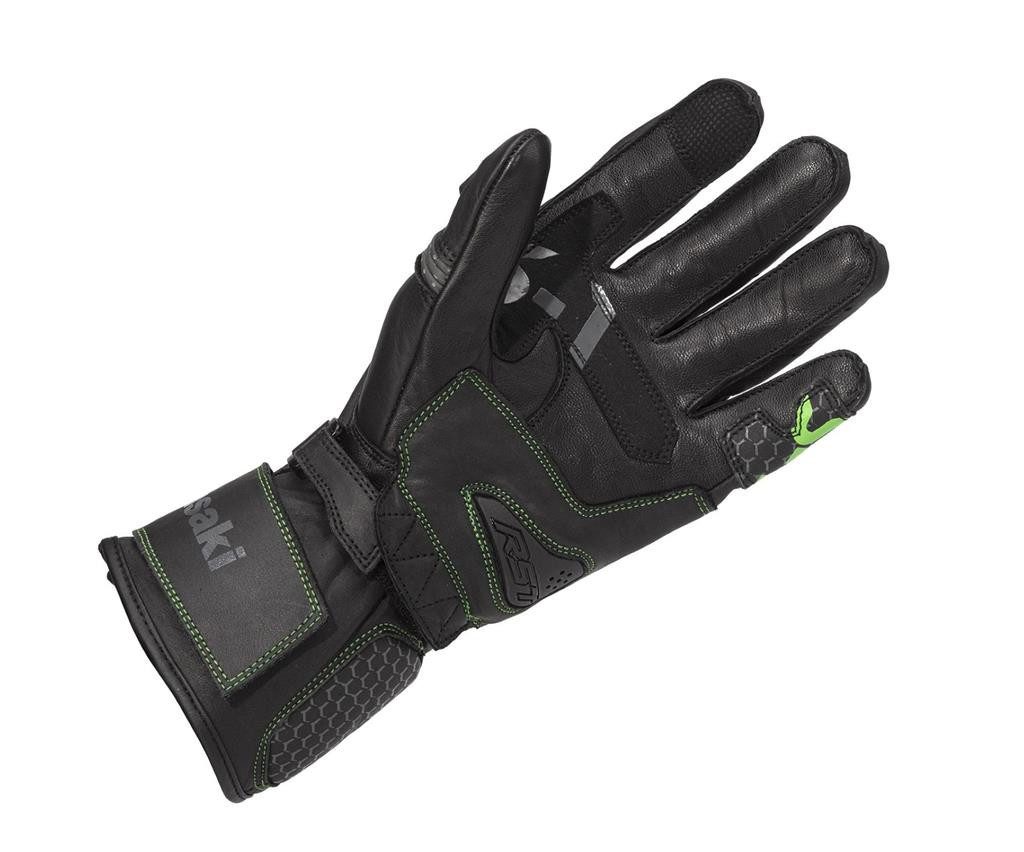 Kawasaki Motorradhandschuhe Kawasaki MILAN Motorradhandschuhe Lederhandschu günstig online kaufen