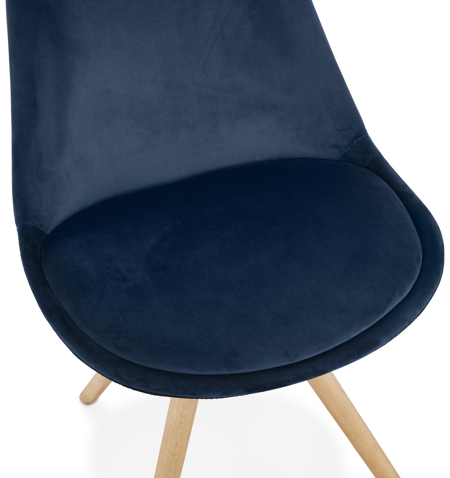 Kokoon Design JONES Blau Naturbelassen | Esszimmerstuhl