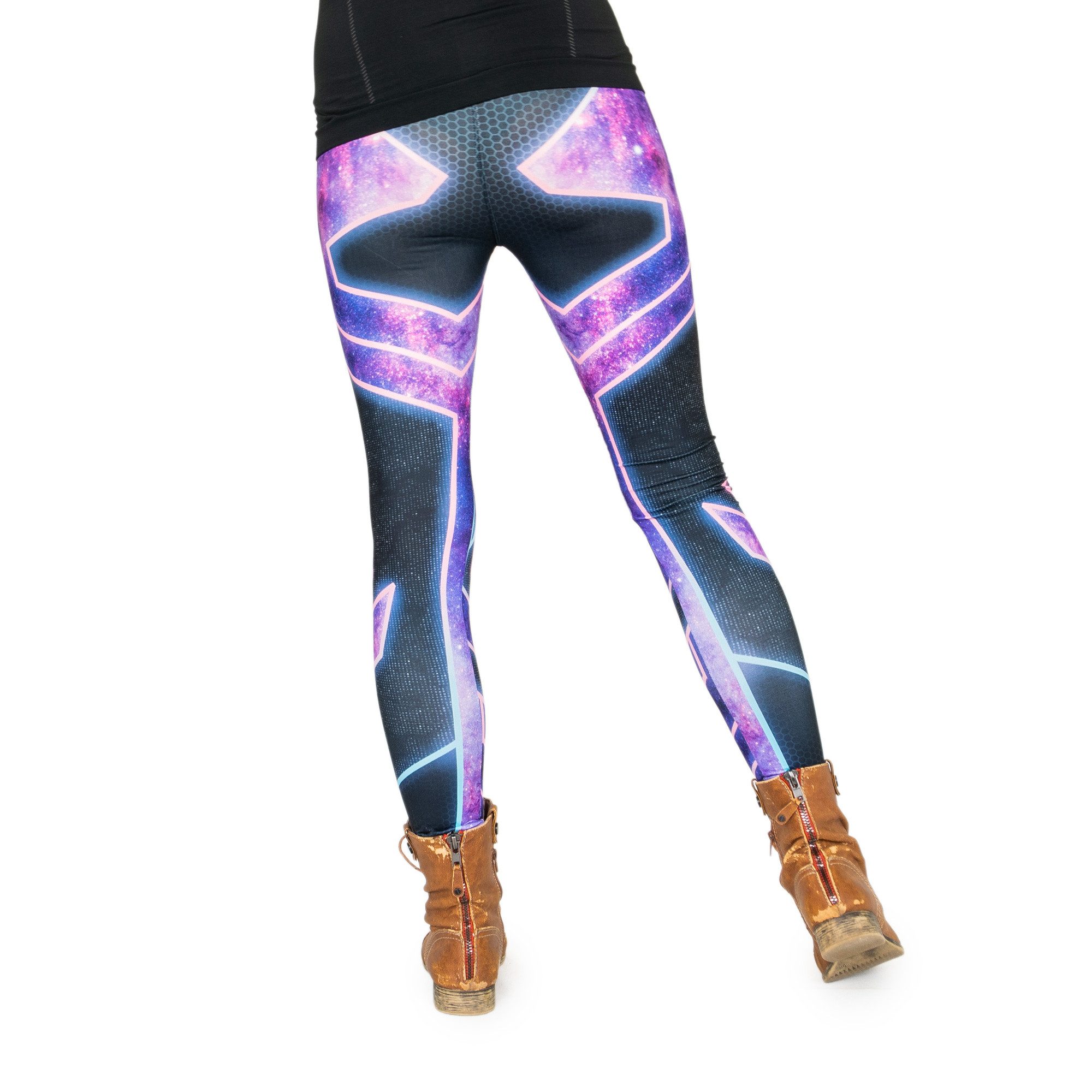 cosey Leggings Neon Line Leggings, 2 Größen (XS–S & M–L) (34/XS bis 36/S) Cyber Pants