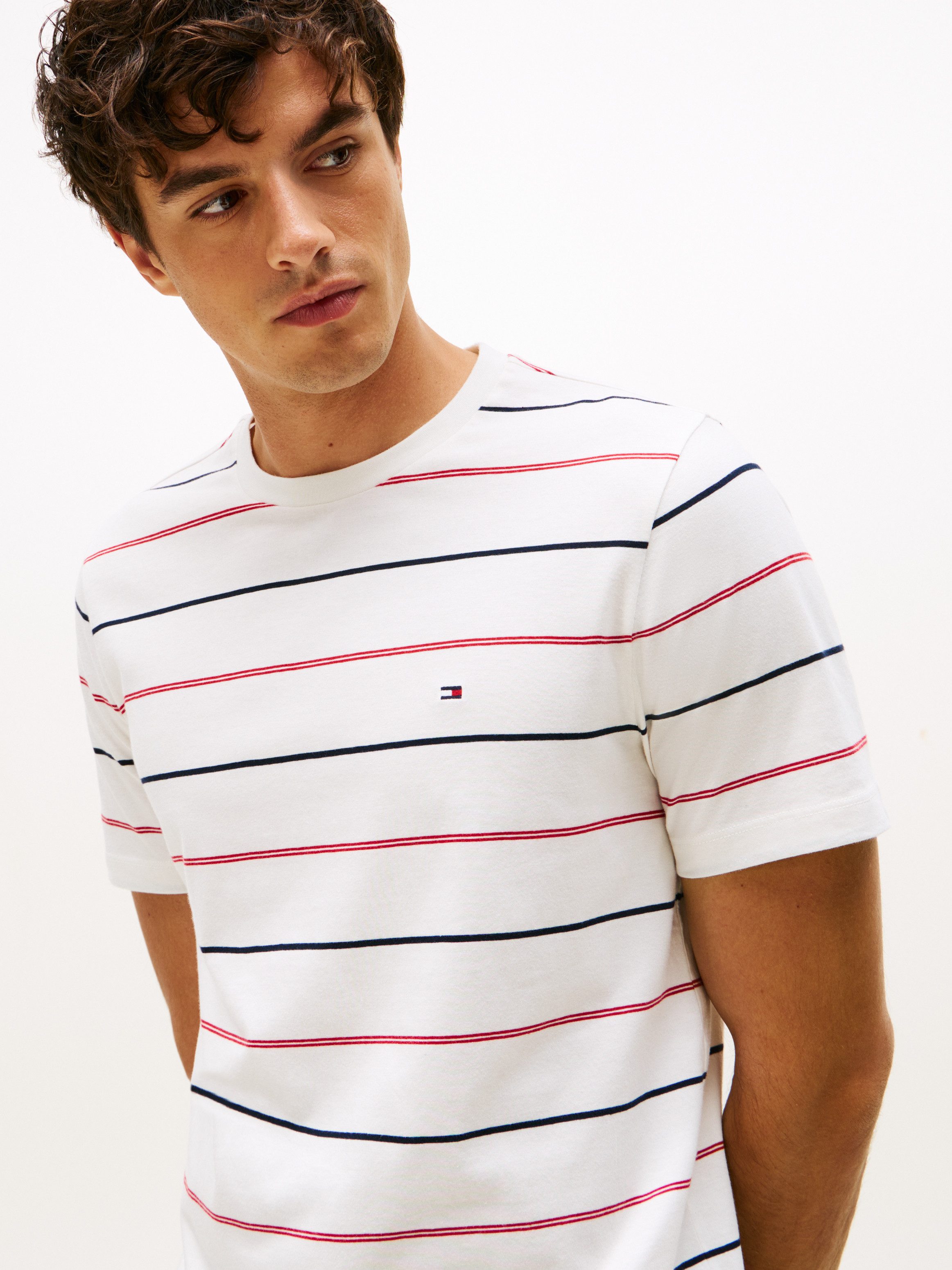 Tommy Hilfiger T-Shirt SEASONAL STRIPE Regular günstig online kaufen