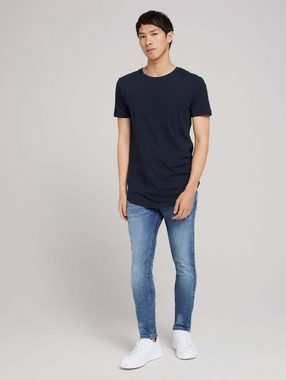 TOM TAILOR Denim Straight-Jeans Skinny Culver Jeans mit Bio-Baumwolle