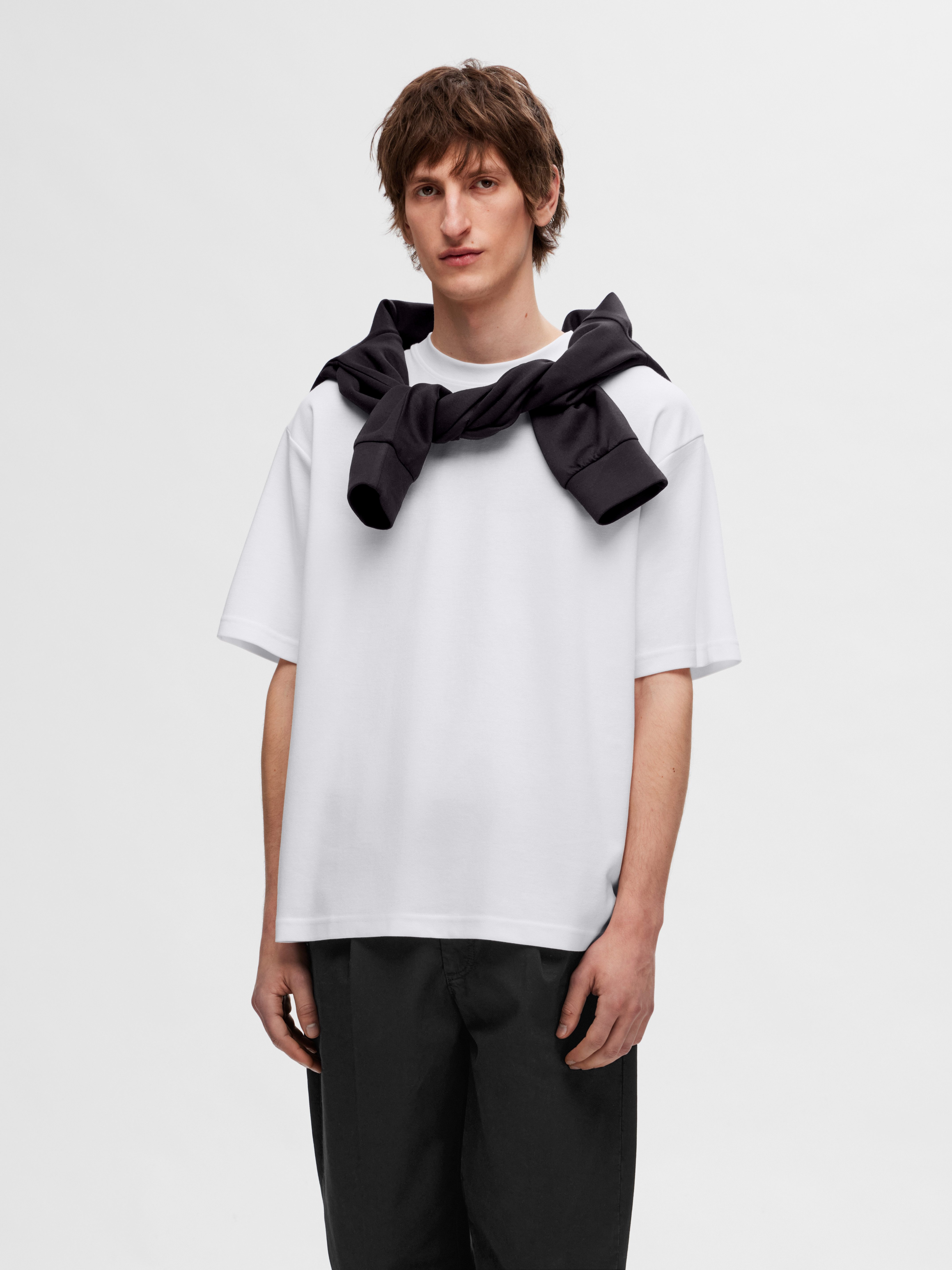 SELECTED HOMME Rundhalsshirt SLHLOOSEOSCAR SS O-NECK günstig online kaufen
