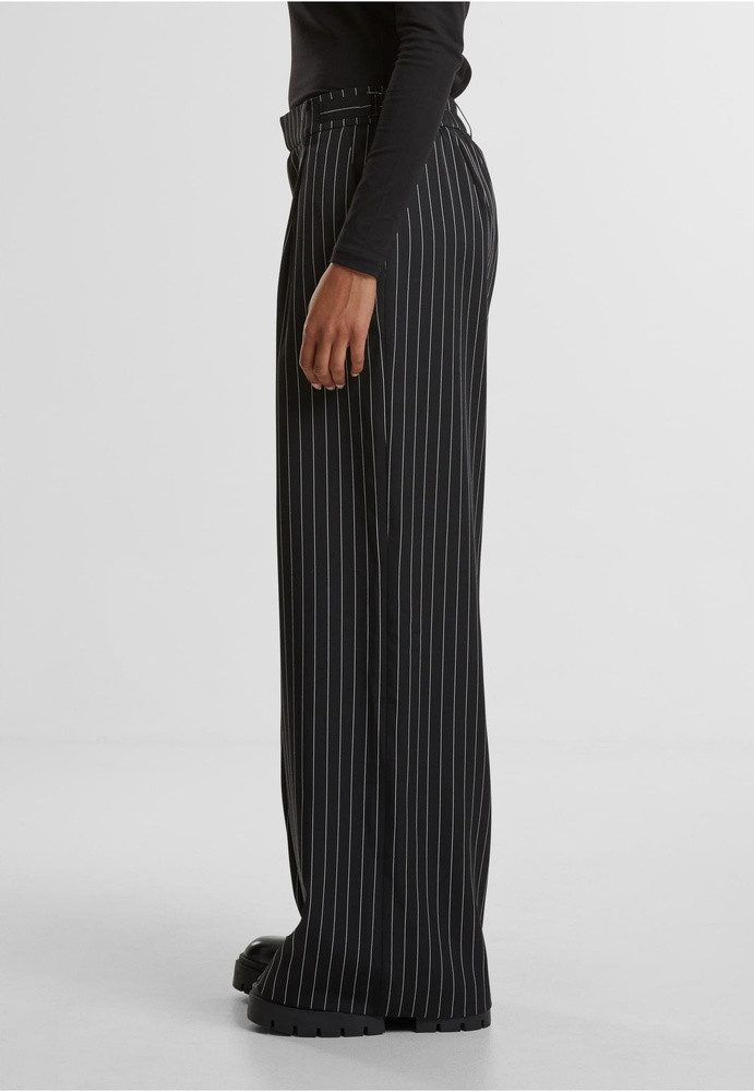 URBAN CLASSICS Stoffhose Ladies Pinstripe Wide günstig online kaufen