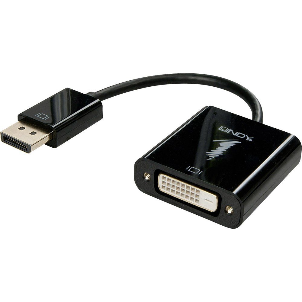 LINDY 41734 DisplayPort / DVI Konverter [1x DisplayPort Stecker - 1x D TV-Adapter