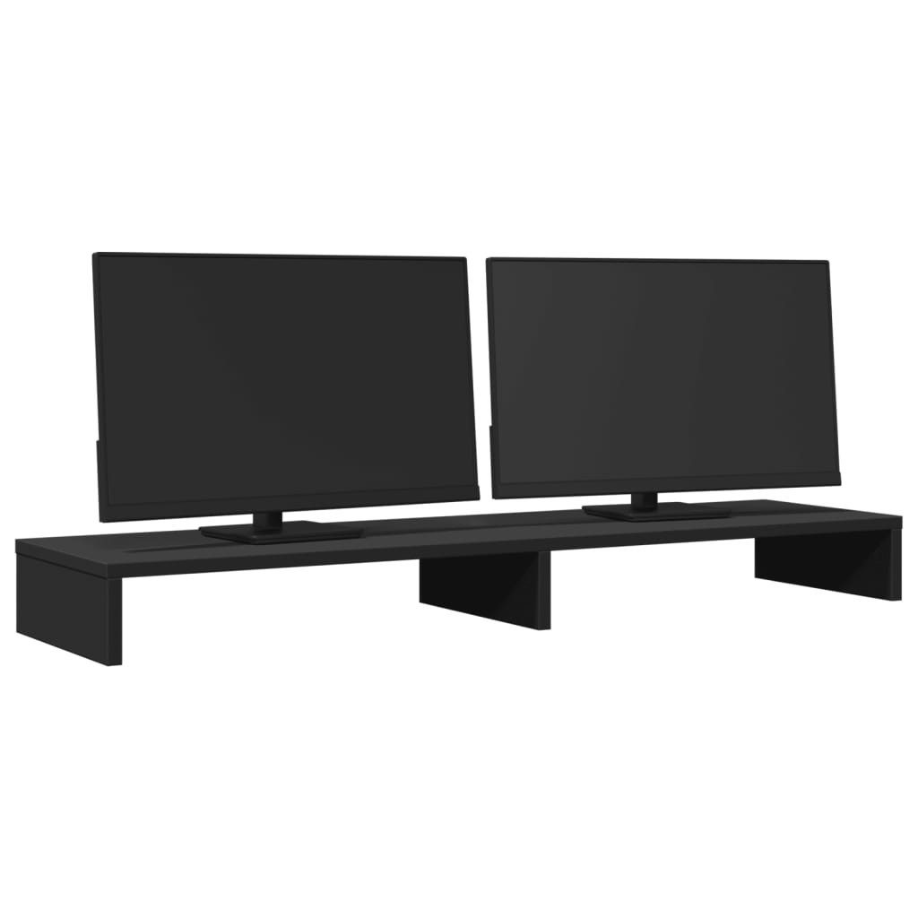 vidaXL Computertisch Monitorständer Schwarz 100x27x10 cm günstig online kaufen