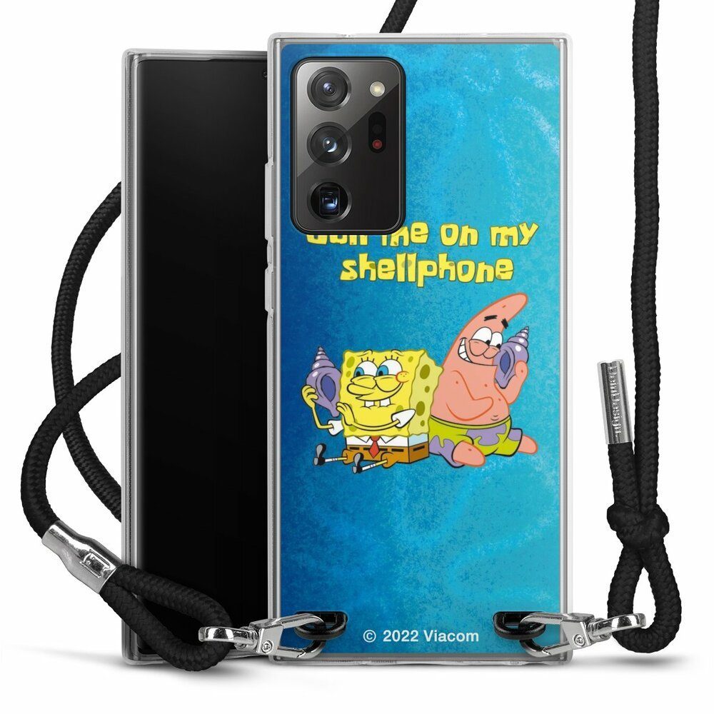 DeinDesign Handyhülle Patrick Star Spongebob Schwammkopf Serienmotiv, Samsung Galaxy Note 20 Ultra 5G Handykette Hülle mit Band