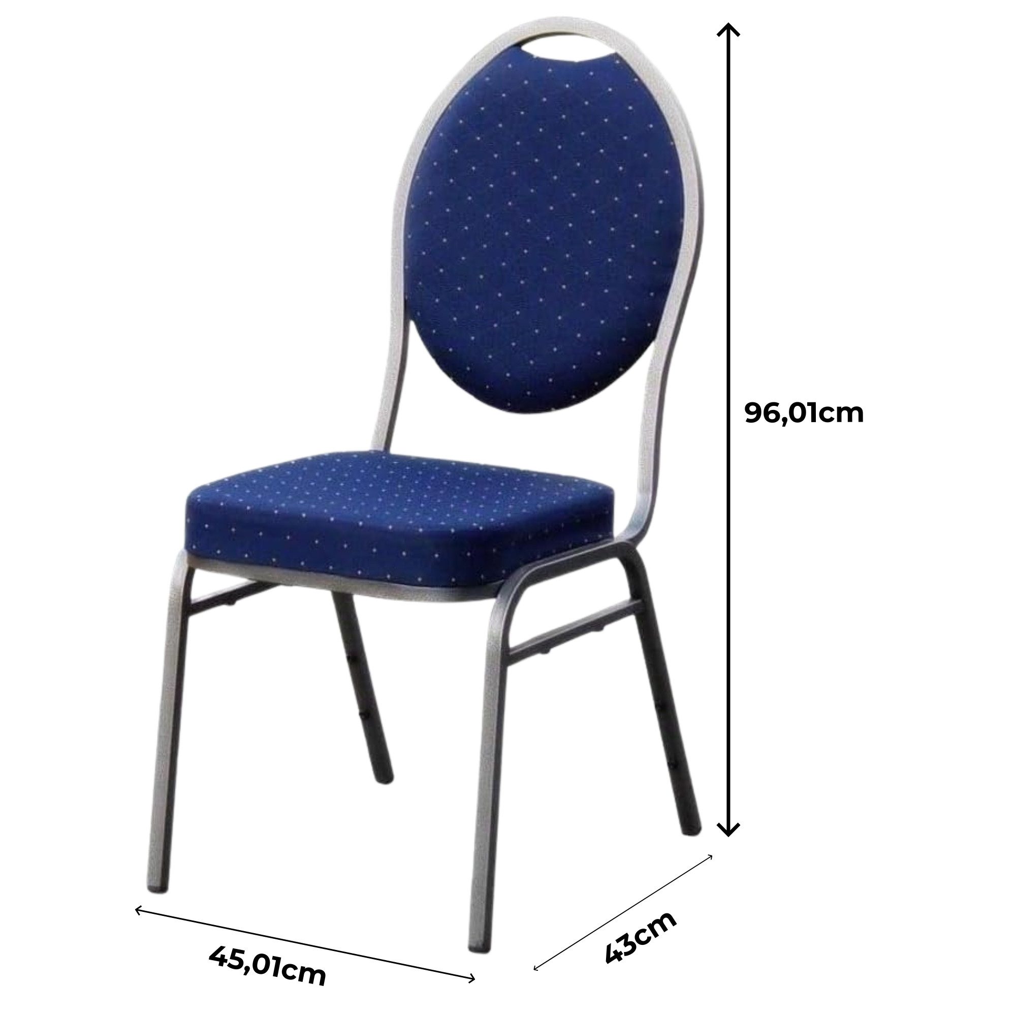 TexDeko Stuhlhusse TexDeko Stuhlhussen für Bankettstühle Stuhlbezug - Modell Berlin, 100 % Polyester, universell