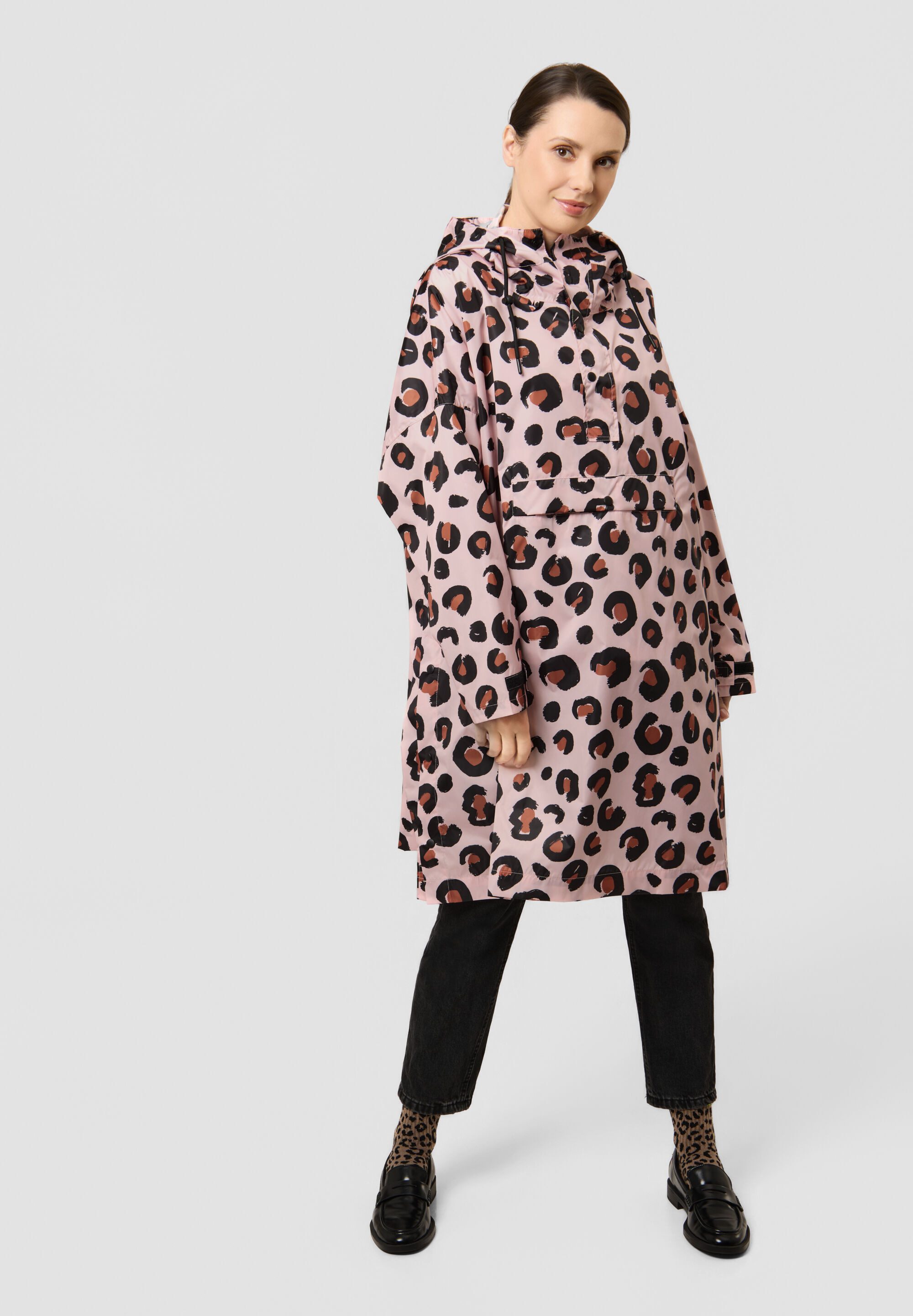 Codello Poncho mit Leomuster